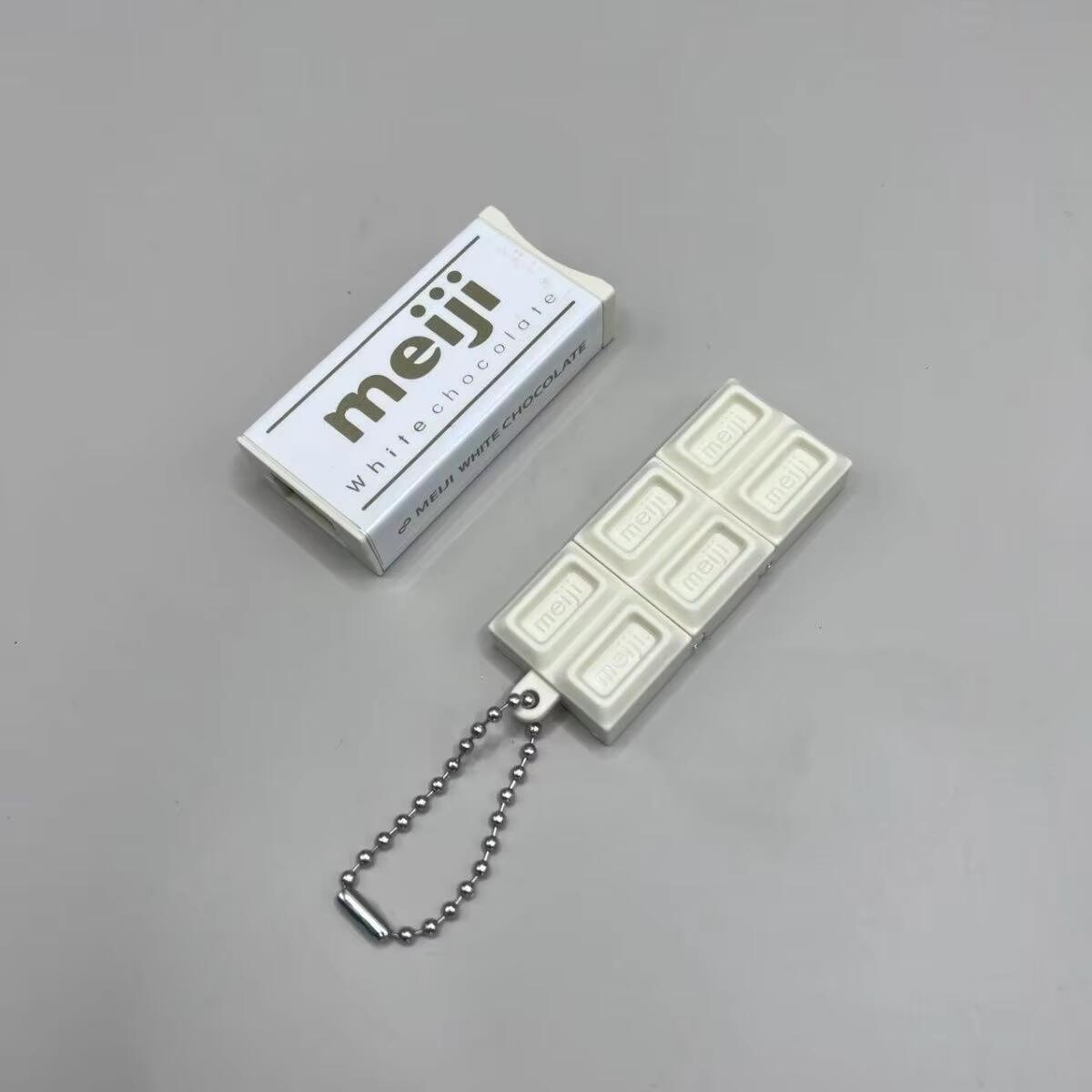 Japanese Chocolate Fidget Toy Stress Relief Snap Keychain Pendant 3