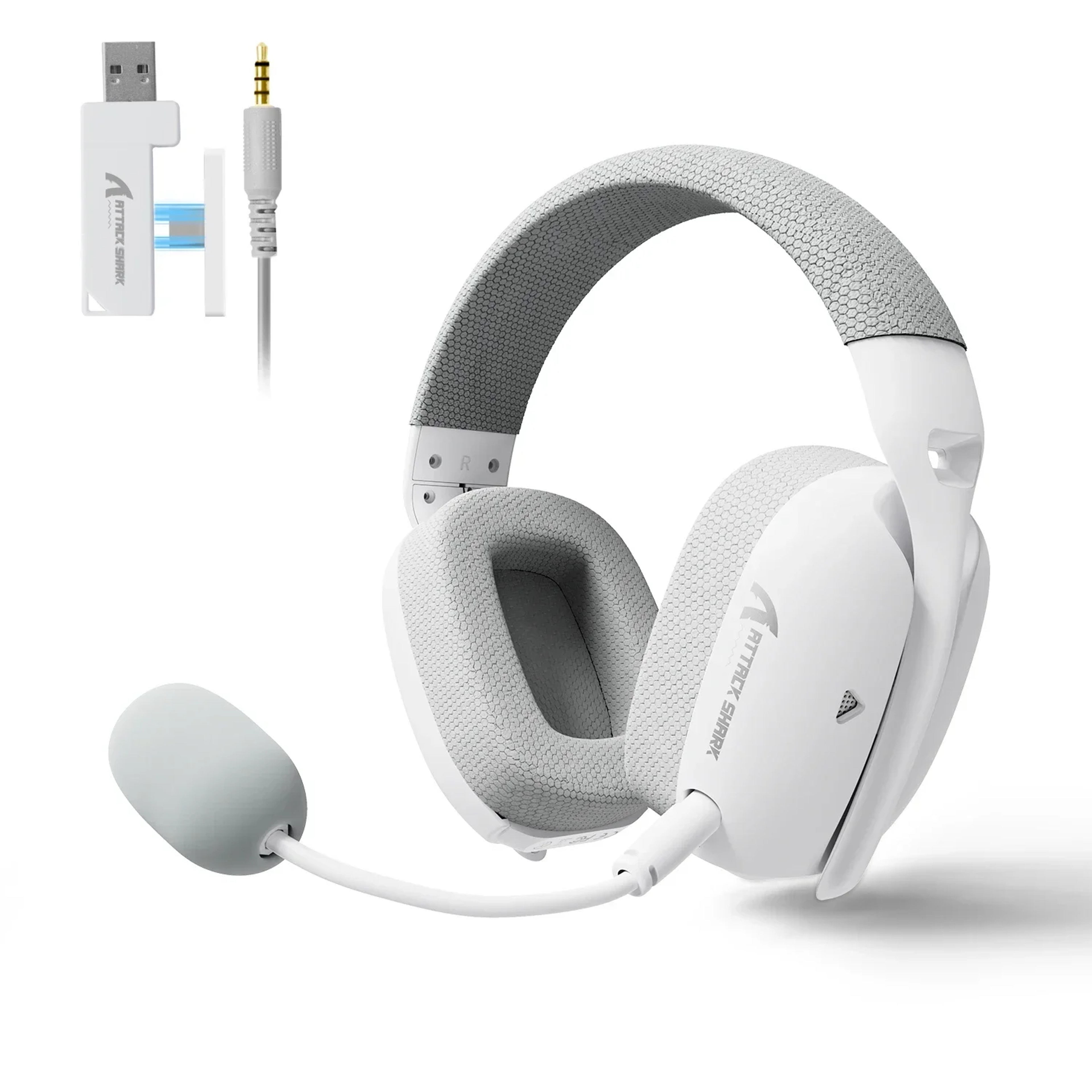 ATTACK SHARK Wireless Gaming Headset Low Latency Tri Mode Gaming Headphones for PC & Switch – view 7