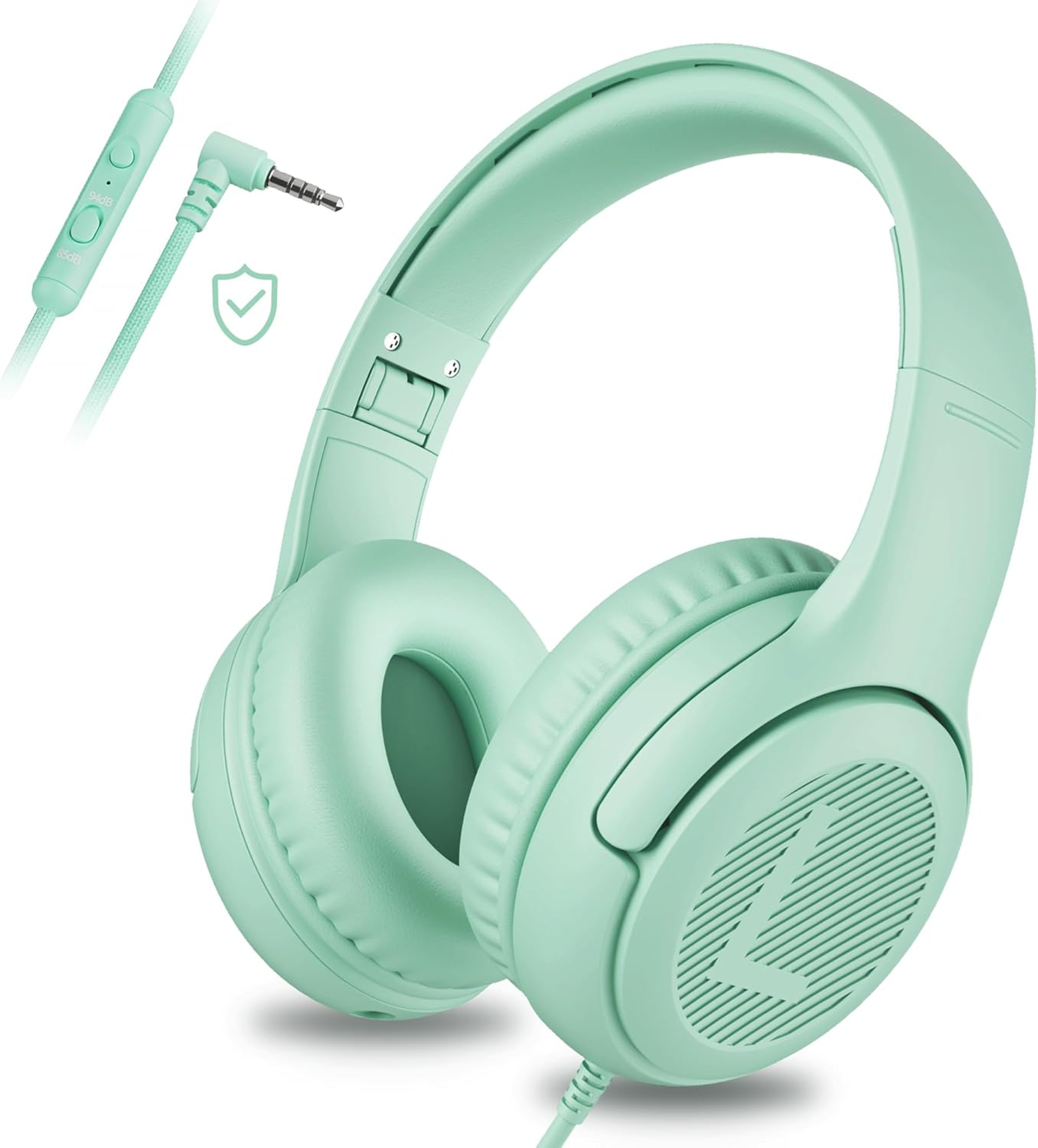 AWATRUE Kids Gaming Headset With Mic Safe Volume Wired Headphones For School  PC 9