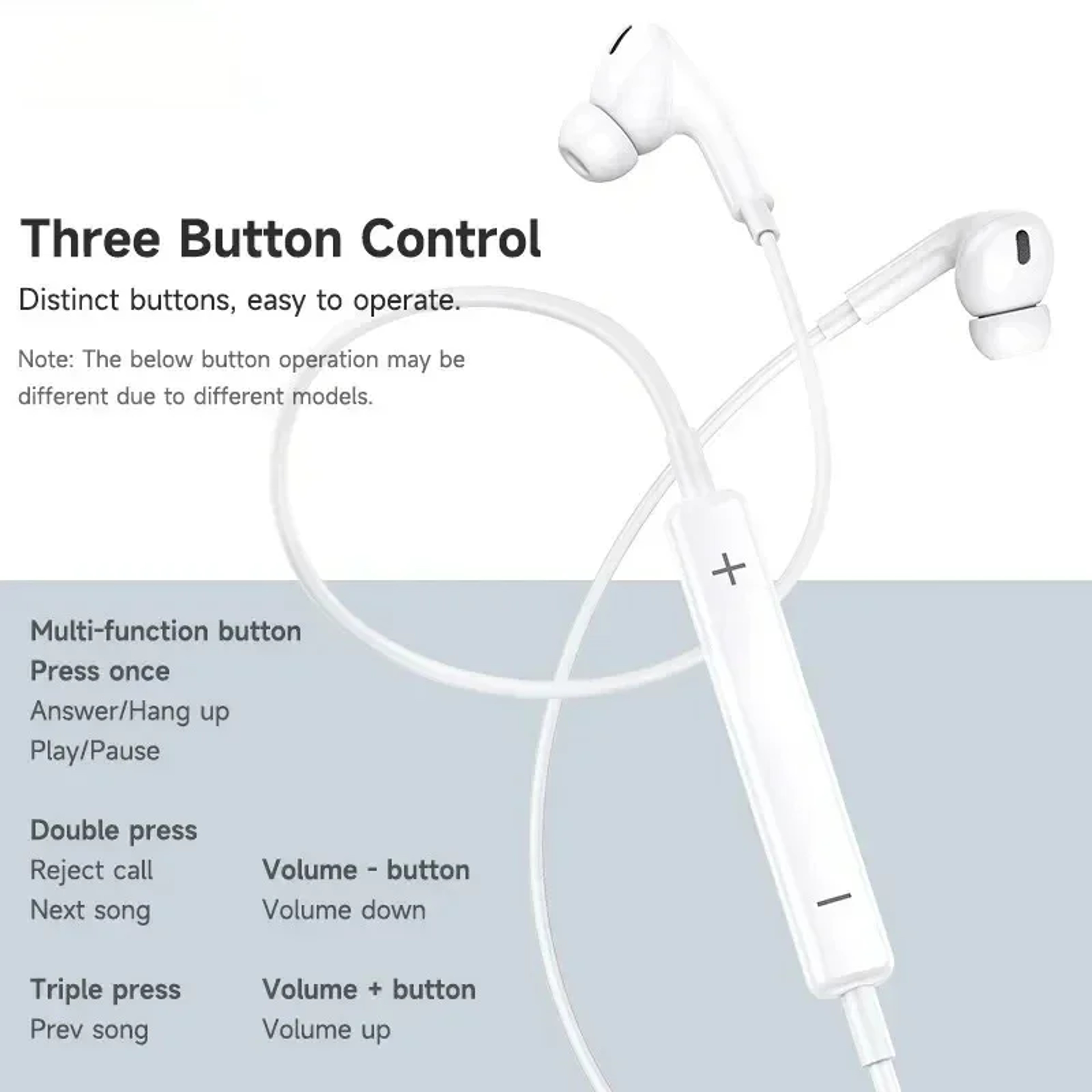 Lightning Earphones For IPhone Wired In Ear Headphones With Mic Apple Compatible 1
