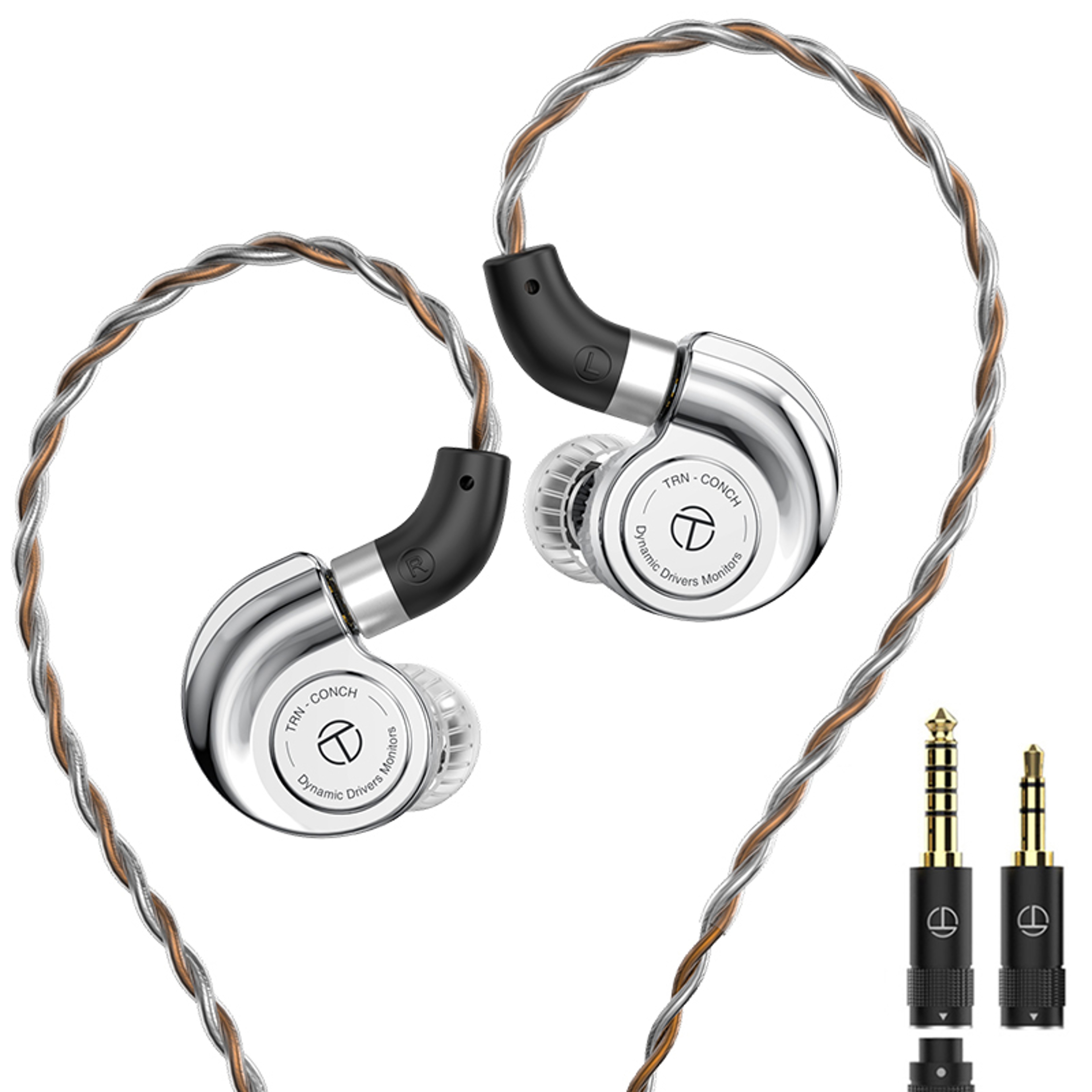 TRN Conch HiFi In Ear Monitors With DLC Dynamic Driver  Custom Tuning Filters 6