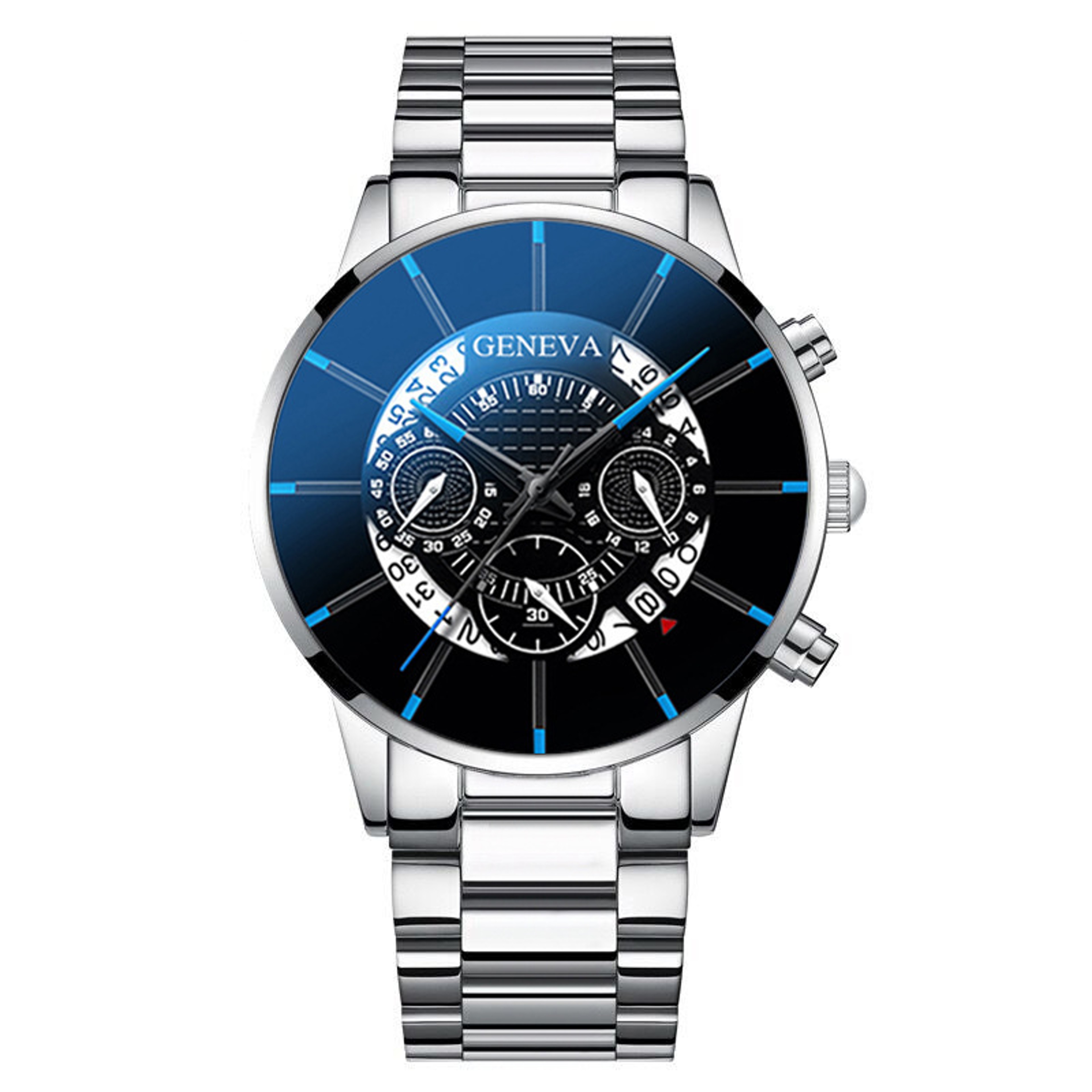 Executive Duo Luxury Mens Quartz Watch Set With Calendar  Business Watch Style 2