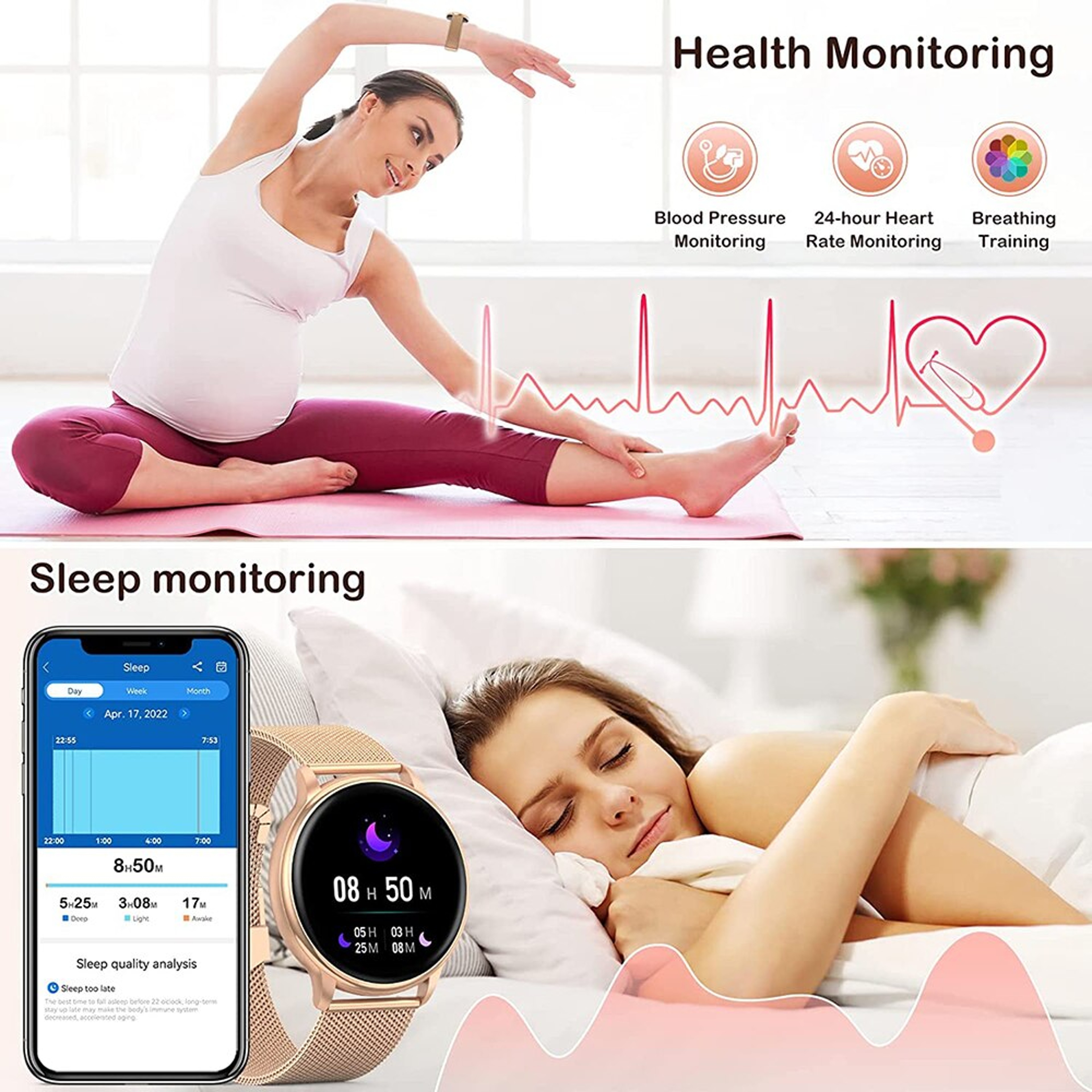 PulseConnect Pro Bluetooth Calling Smartwatch  Fitness Tracker For Android IOS 1