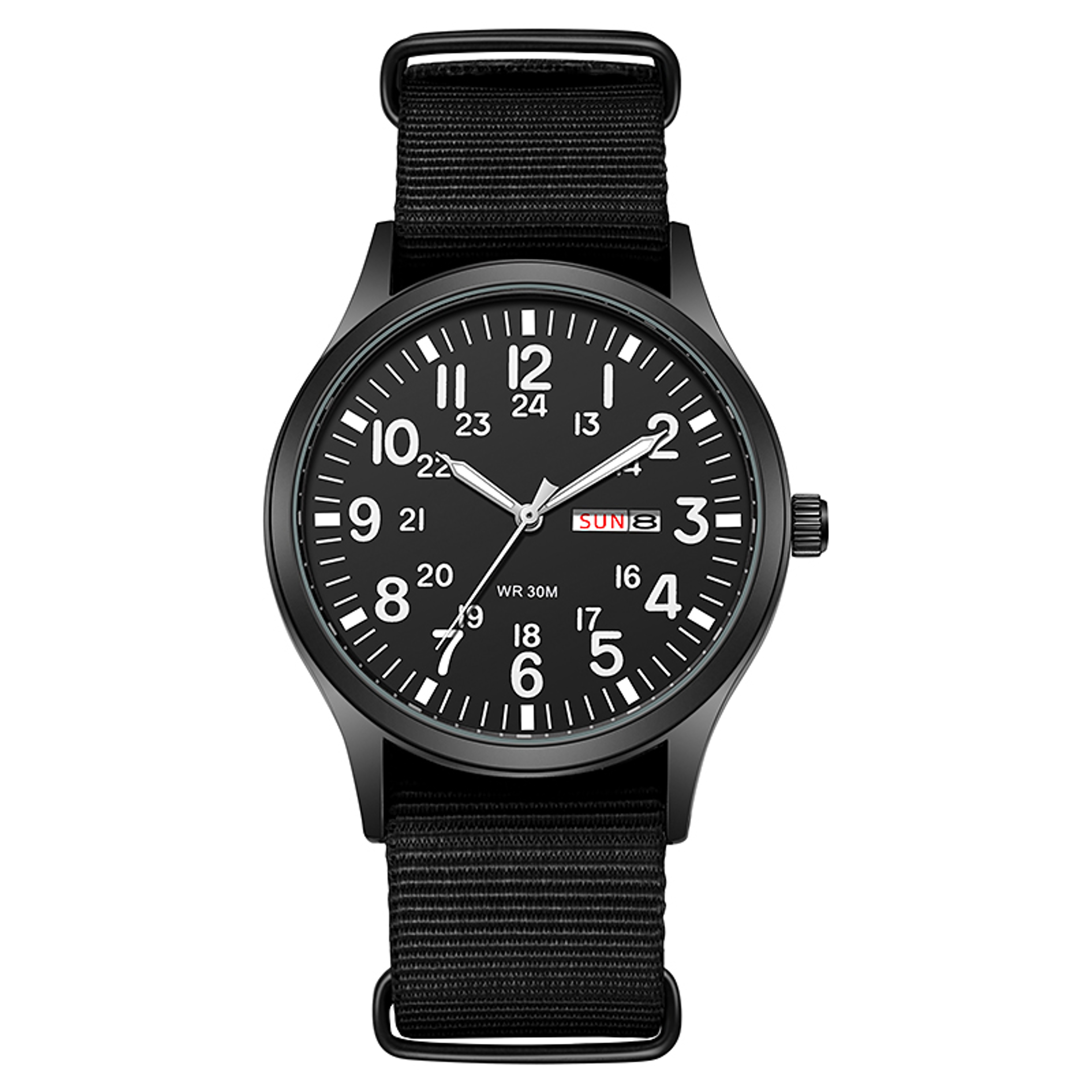 Ranger Field Watch With Quartz Watch Movement  Durable Nylon Strap Watch 8