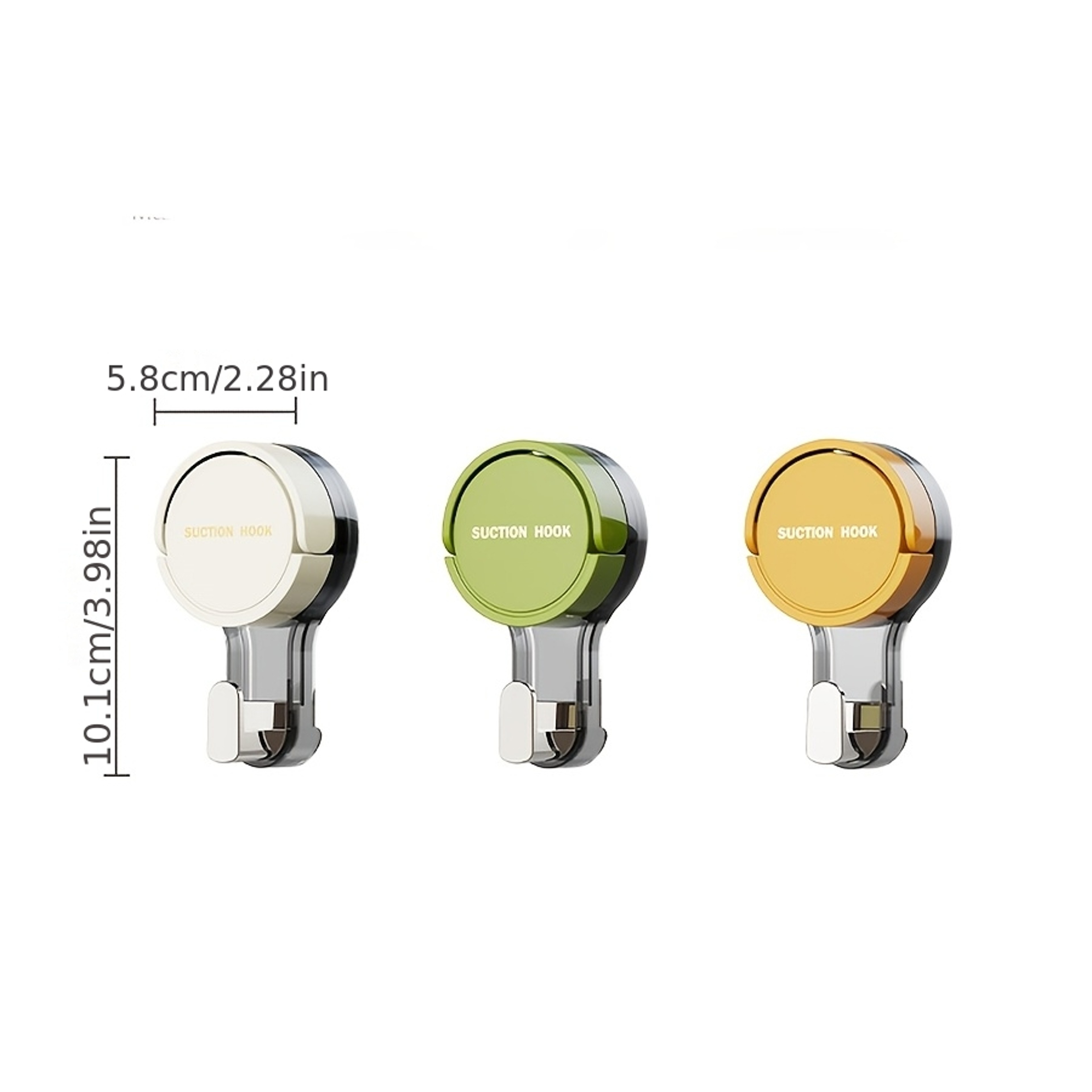 StrongHold Suction Cup Hooks No Drill Bathroom Wall Hooks For Kitchen Bathroom  Home 1