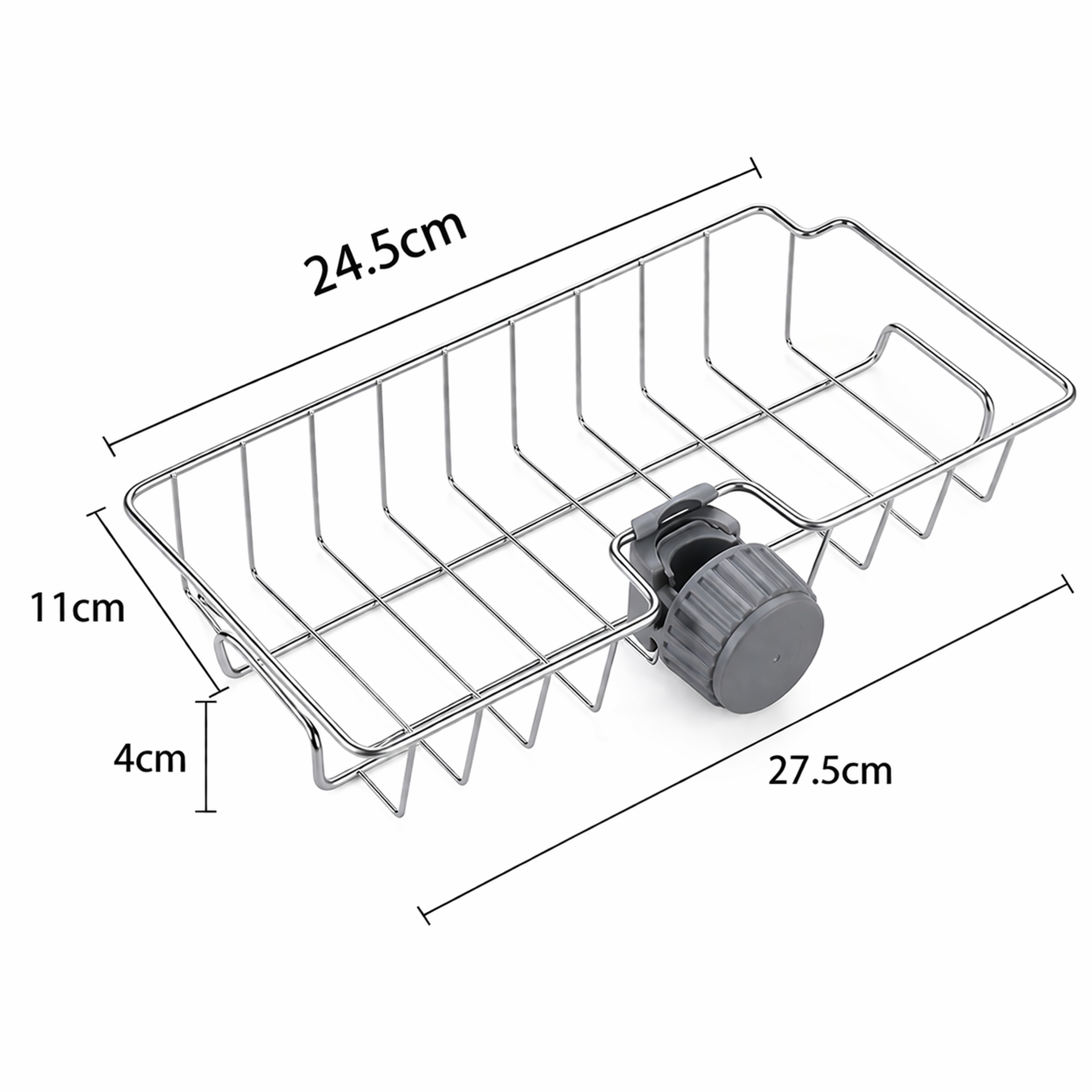 Flexible Kitchen Sink Sponge Holder Faucet Organizer With Soap Drain Rack  Towel Storage 8