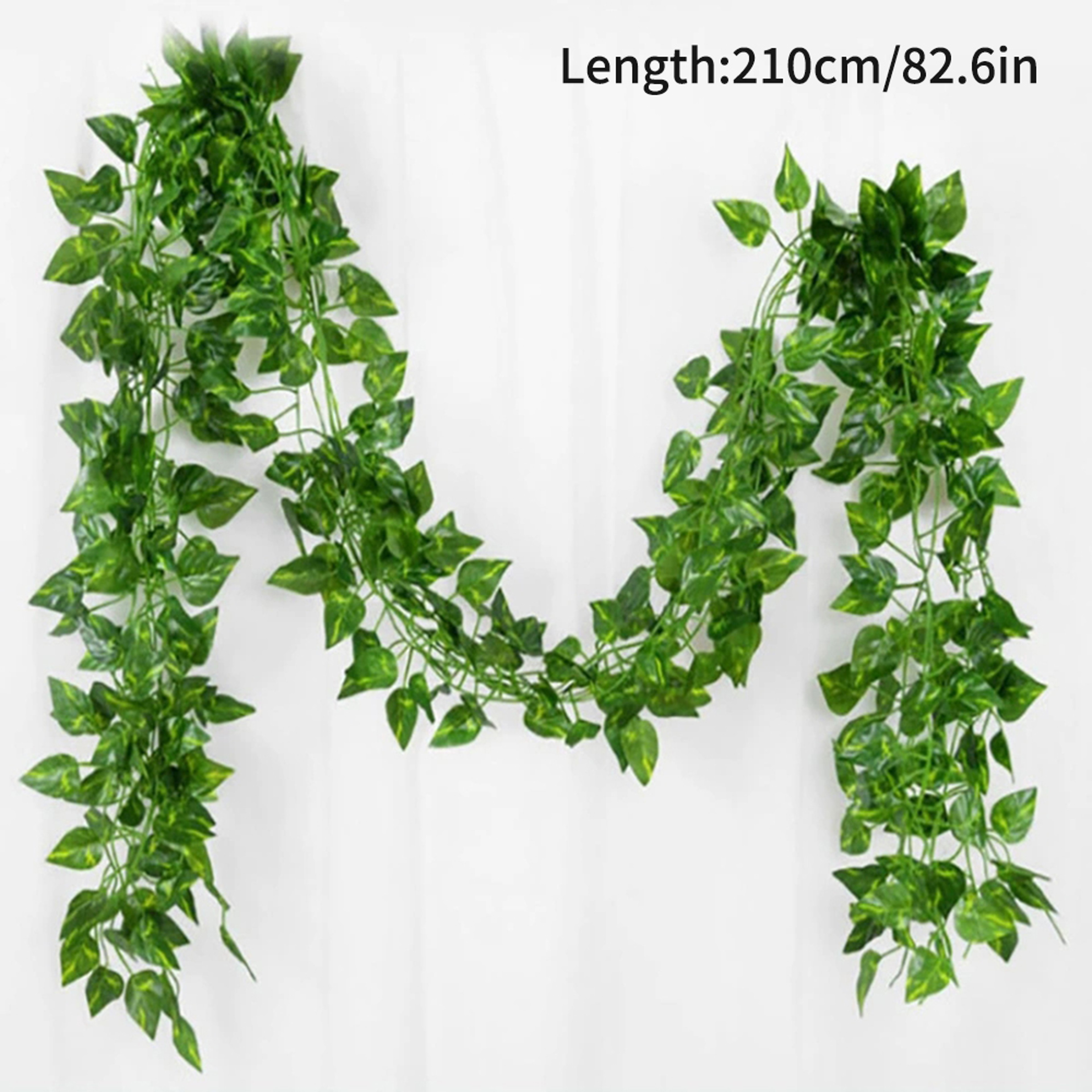 Artificial Hanging Vine Grape Leaf Garland For Ceiling Wall  Home Decor 3