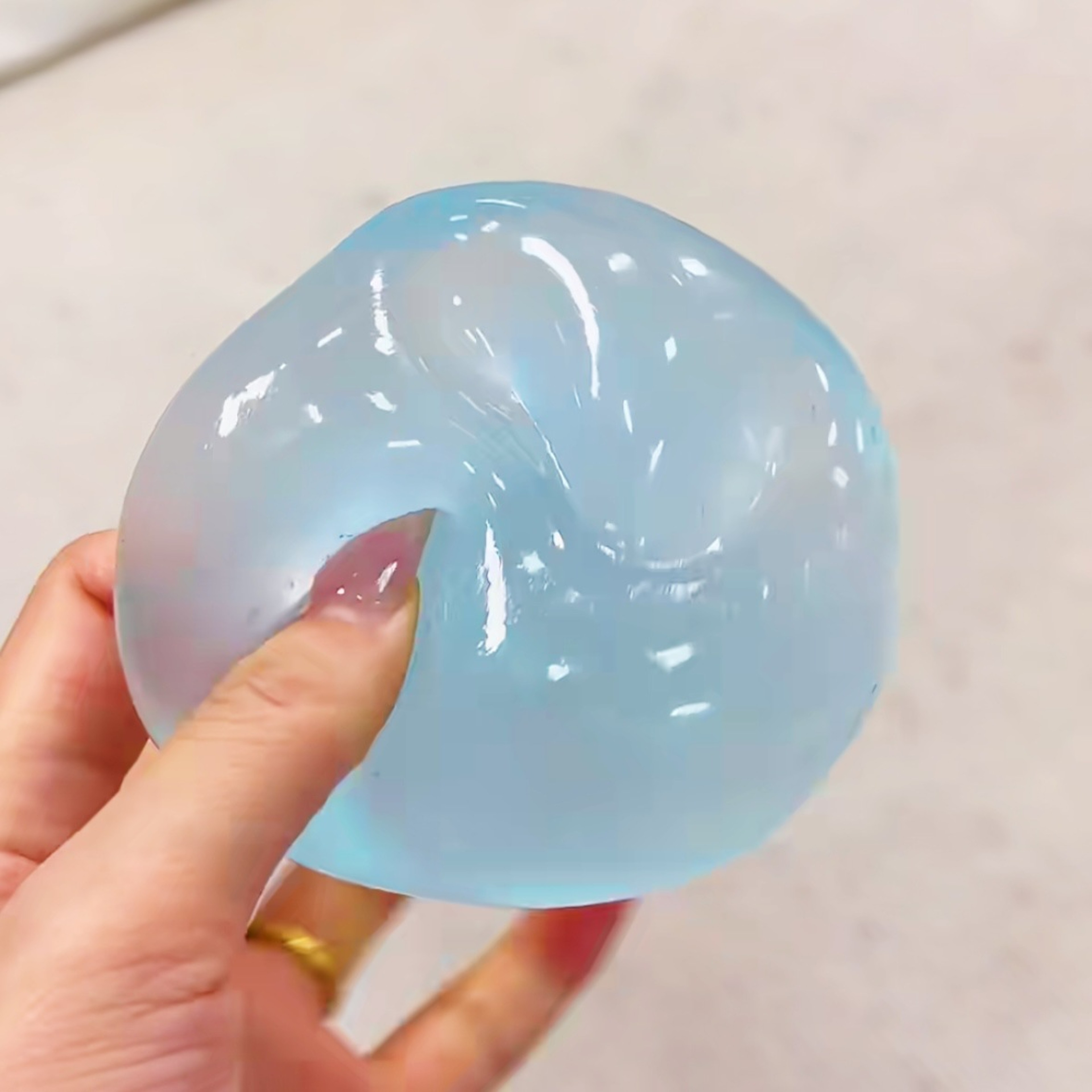 Slow Rise Stress Ball Sensory Toy For Anxiety Relief  Hand Exercise 0