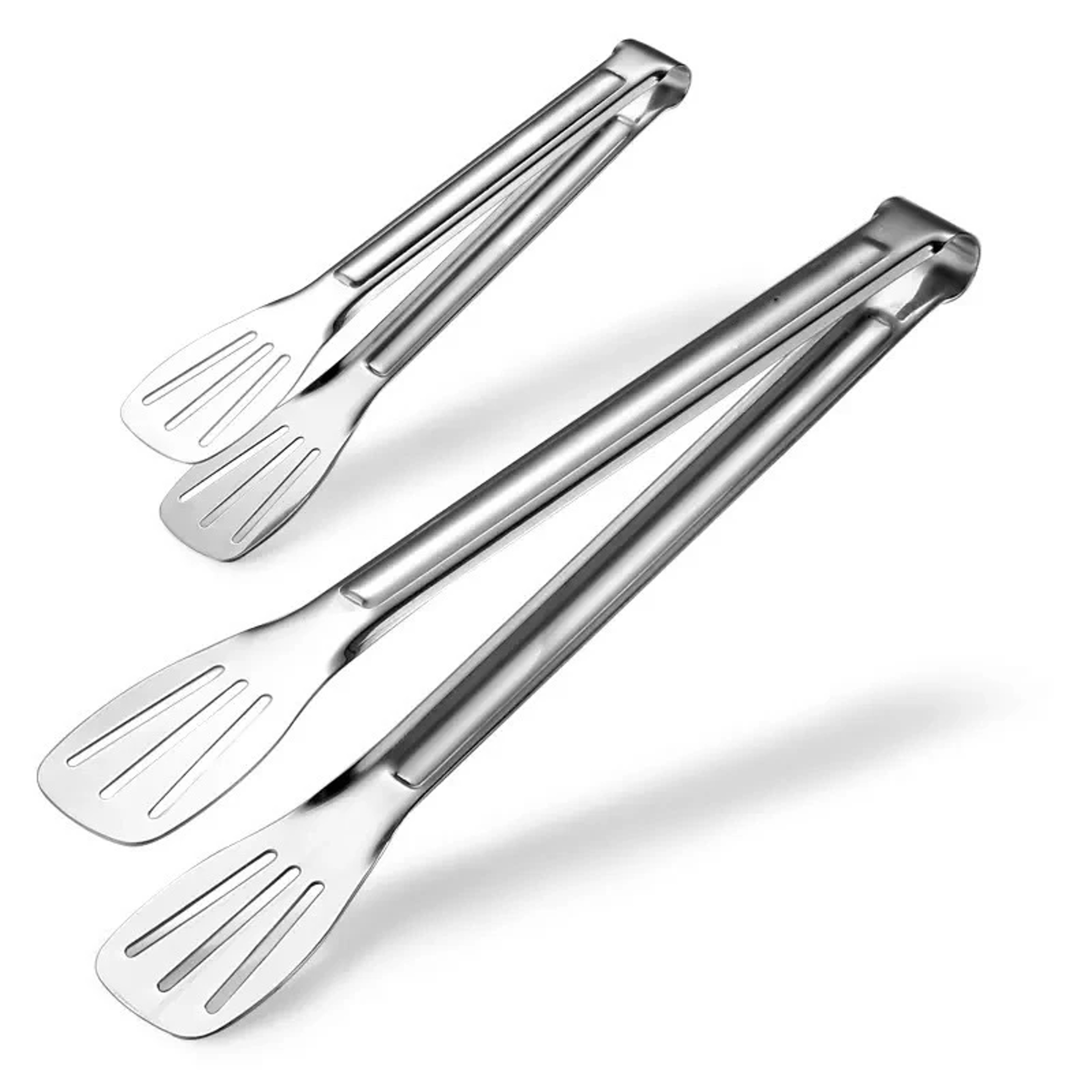 Stainless Steel Kitchen Tongs For Cooking BBQ Bread  Salad Serving 0