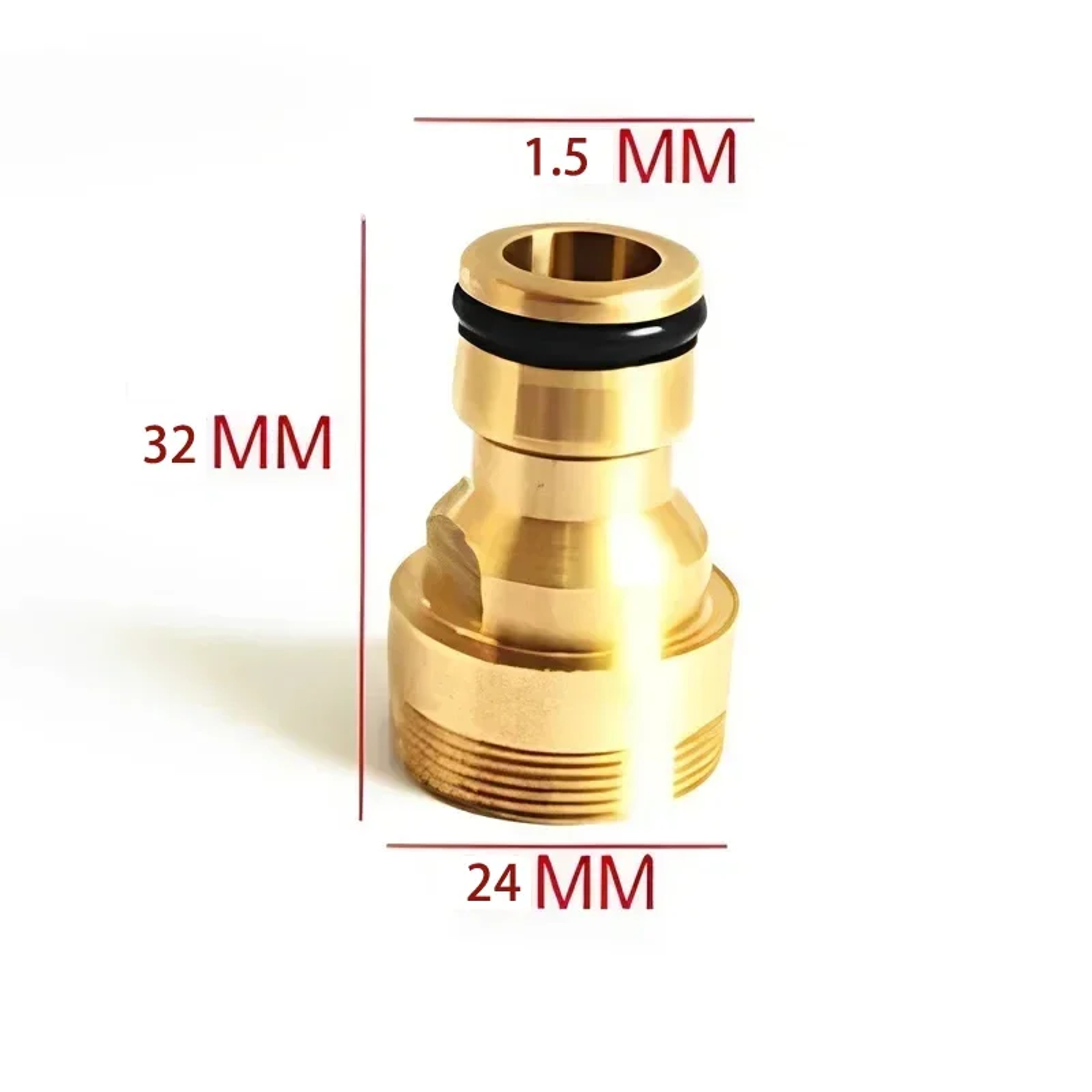 Universal Brass Faucet Adapter For Kitchen Sink  Garden Hose Connector 4