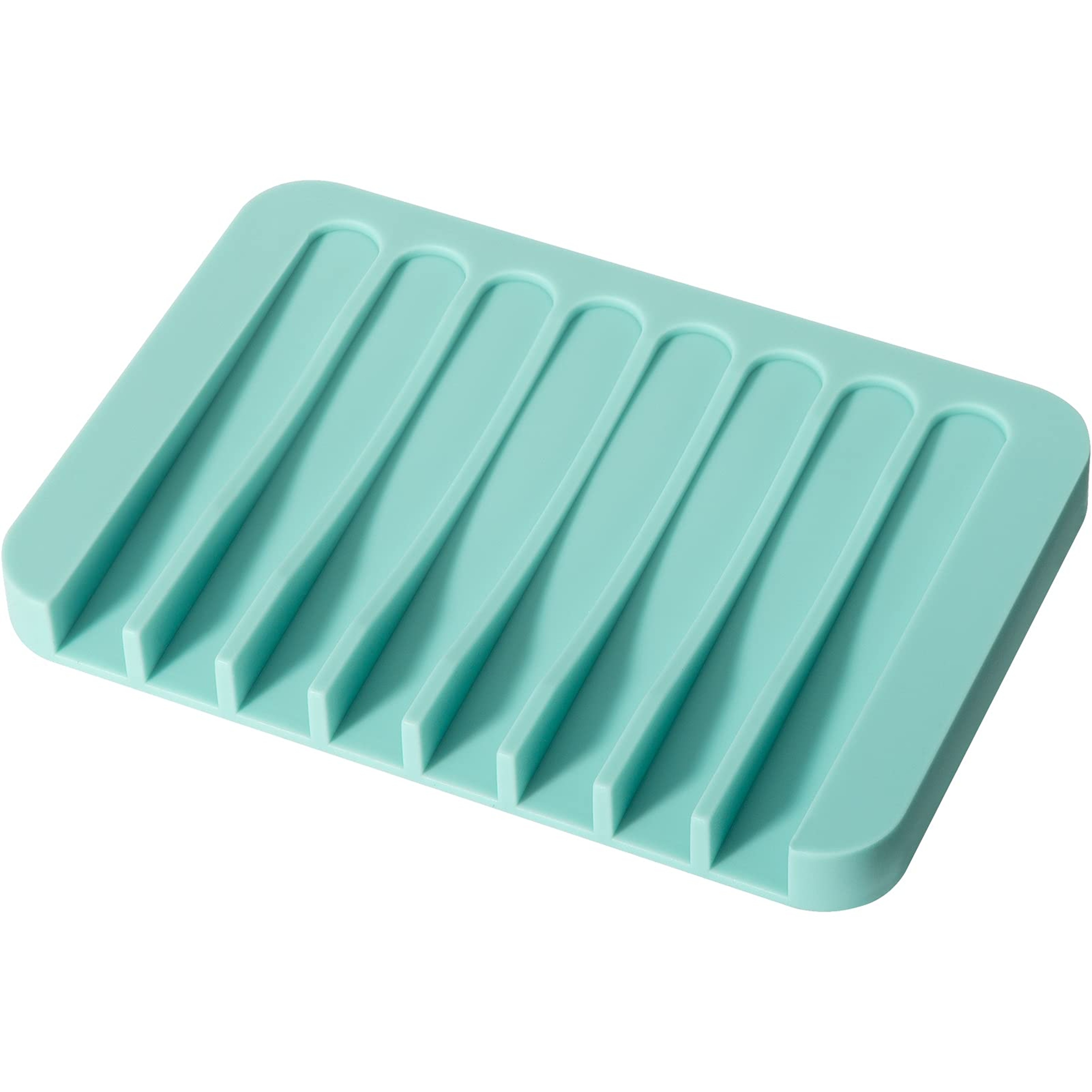 Silicone Soap Holder Draining Soap Dish Non Slip Bathroom  Kitchen Soap Saver Tray 4