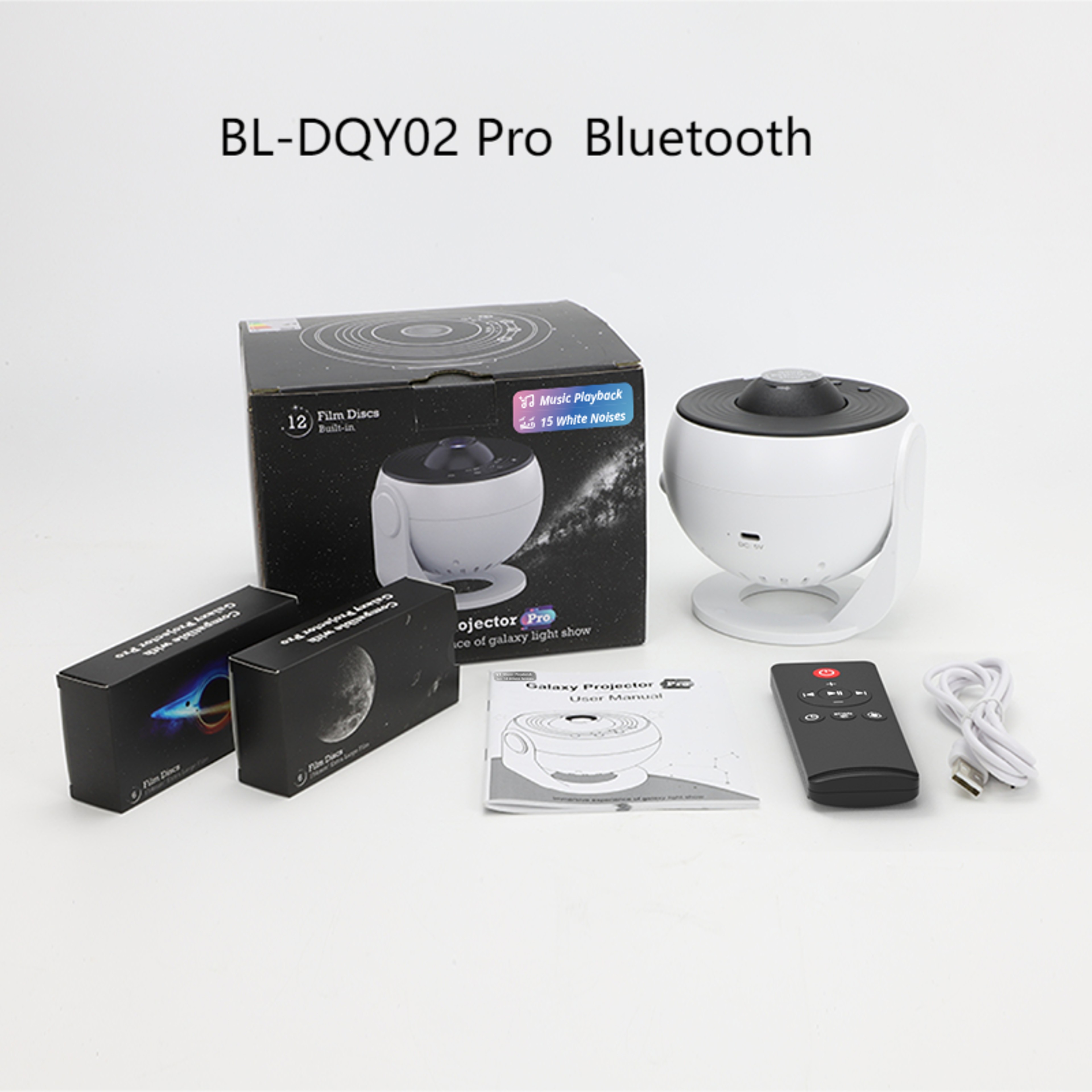 HD Galaxy Projector Bluetooth Planetarium Projector With Remote  Star Night Light 7