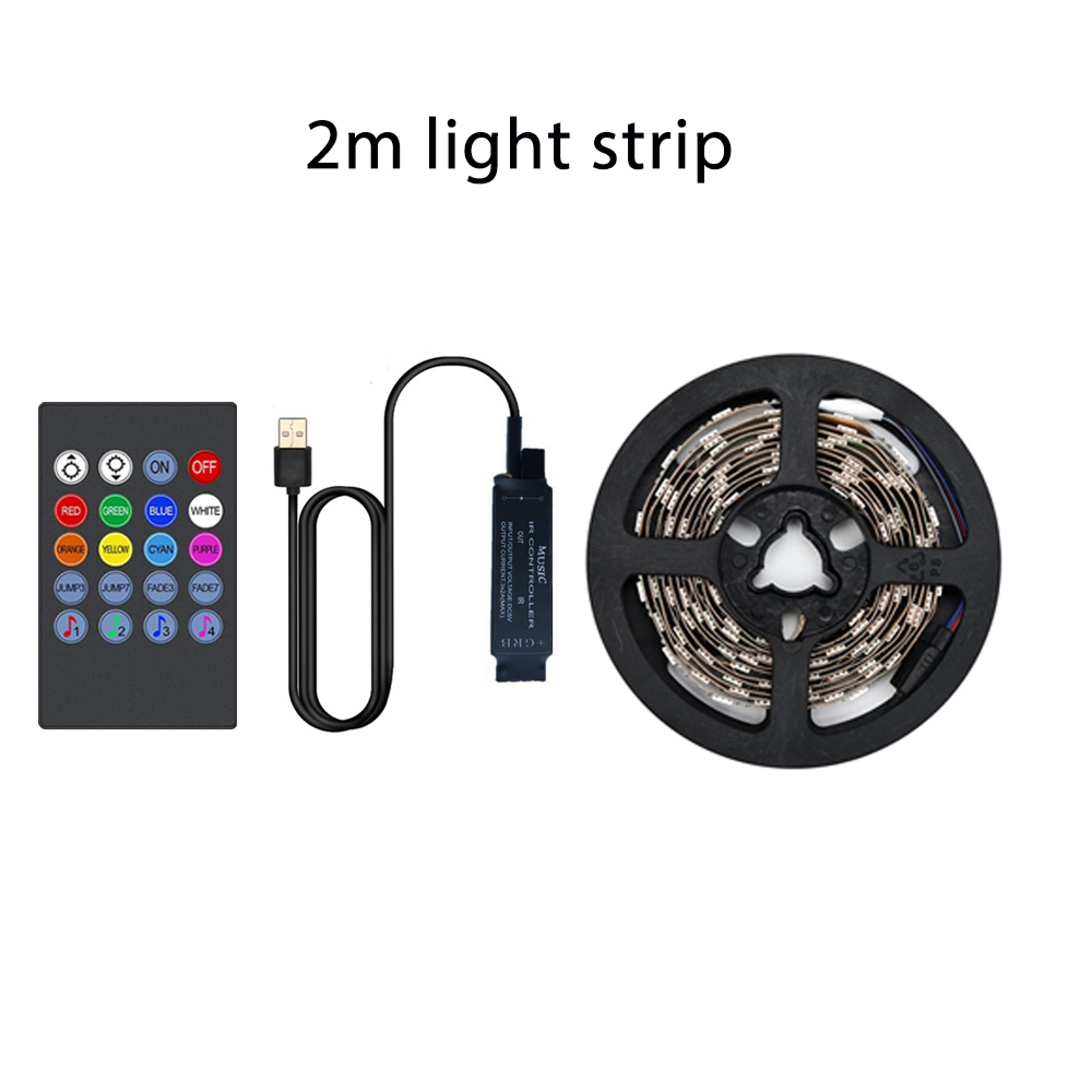 Music Sync TV LED Backlight USB Powered RGB LED Strip Lights for TVs PCs & Mirrors – view 8