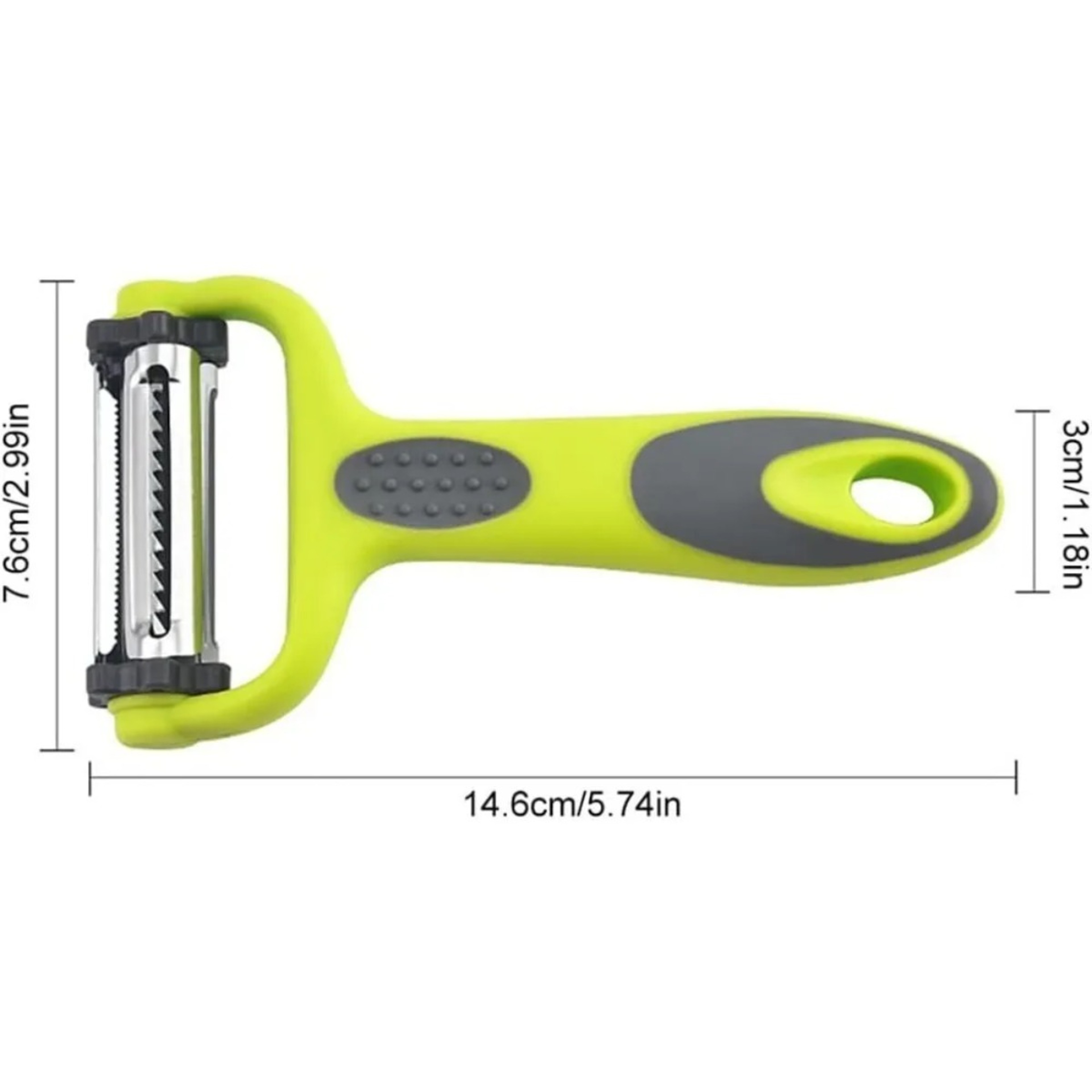Multifunction Vegetable Peeler With Julienne And Serrated Blades 2