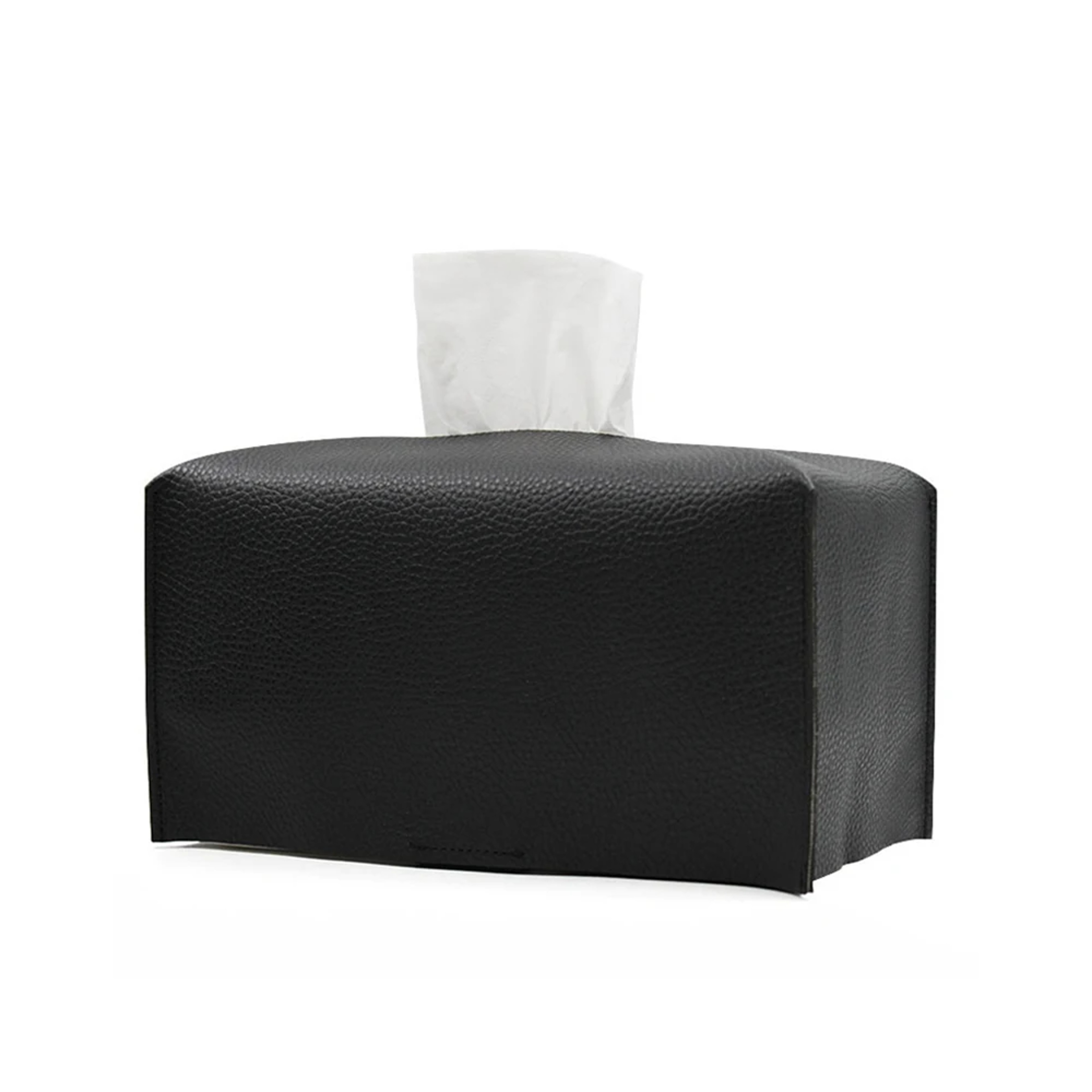 Modern PU Leather Tissue Box Cover Square Tissue Box Holder For Home Car  Office 5