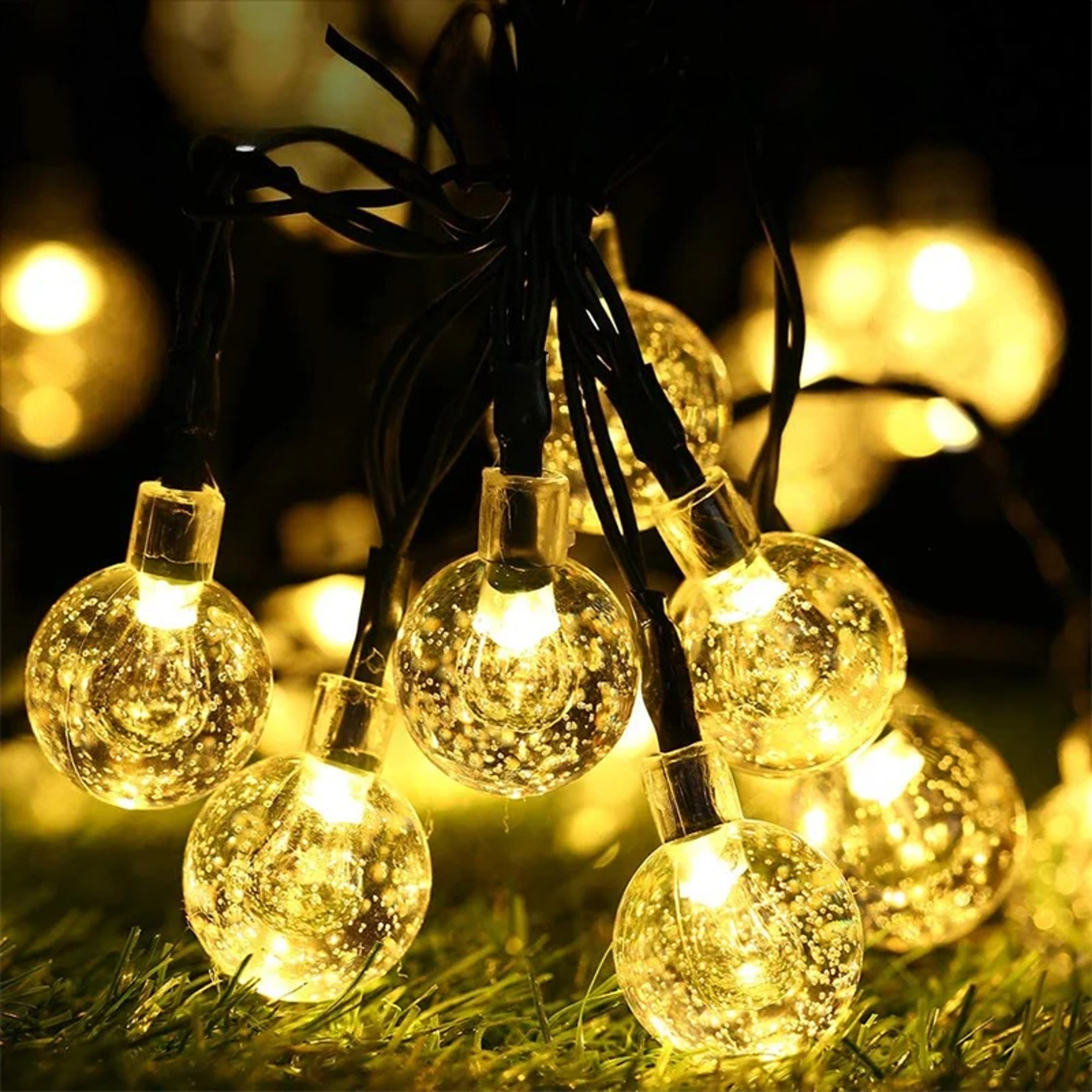 Solar Crystal Globe Solar String Lights for Garden Patio Outdoor Decor – view 3