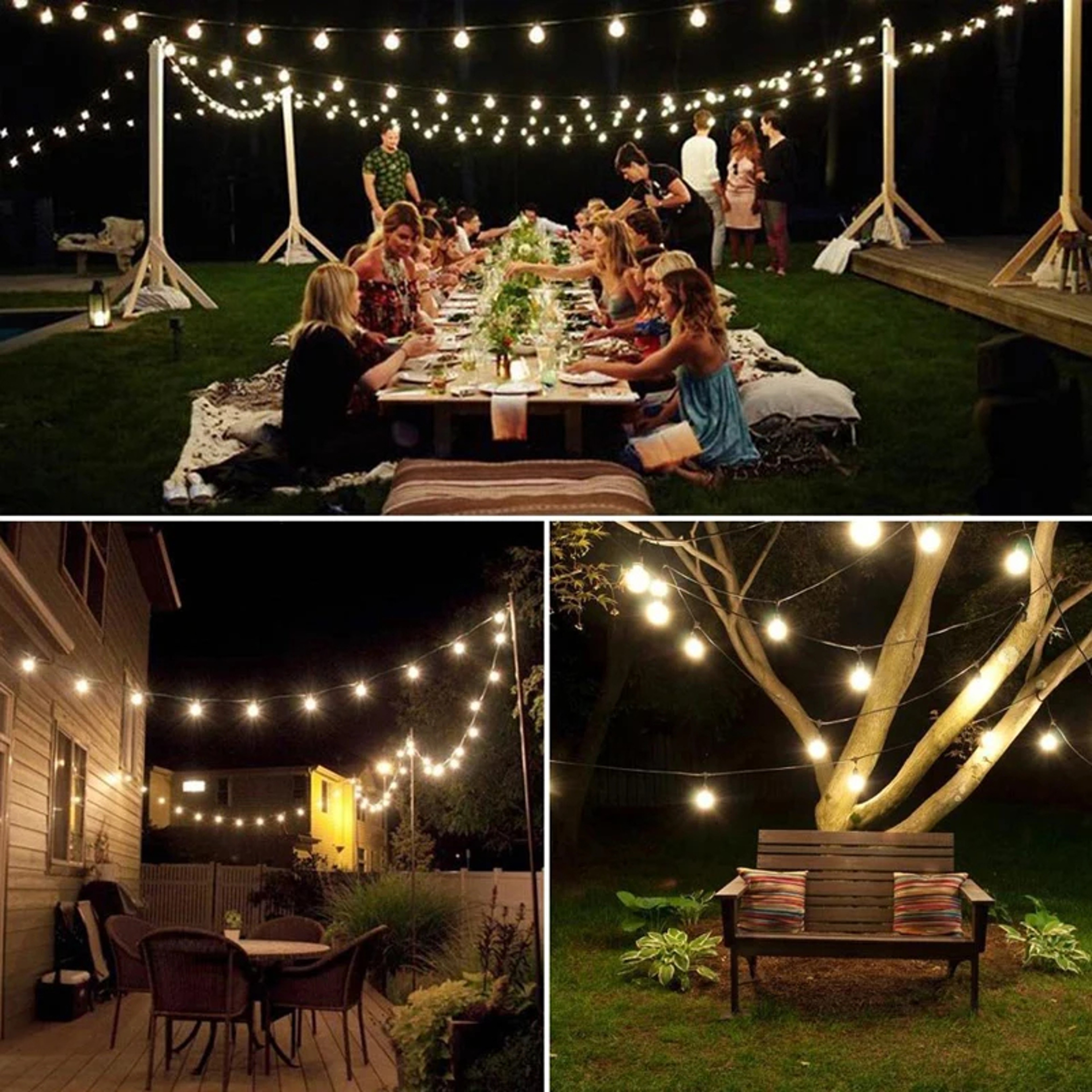 Solar Crystal Globe Solar String Lights for Garden Patio Outdoor Decor – view 6