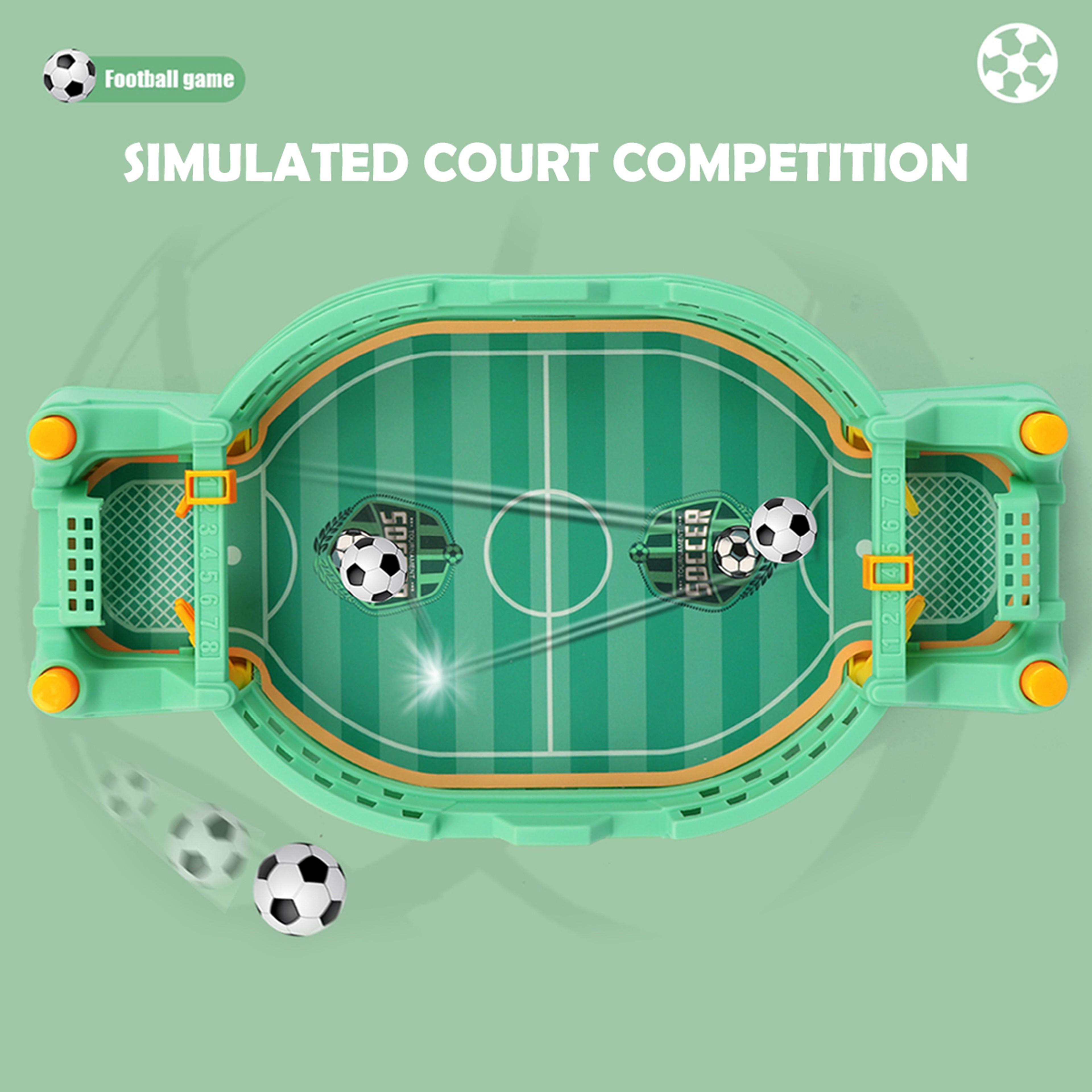 Mini Tabletop Football Game Interactive Mini Foosball Game For Family Fun  Friendly Competition 1