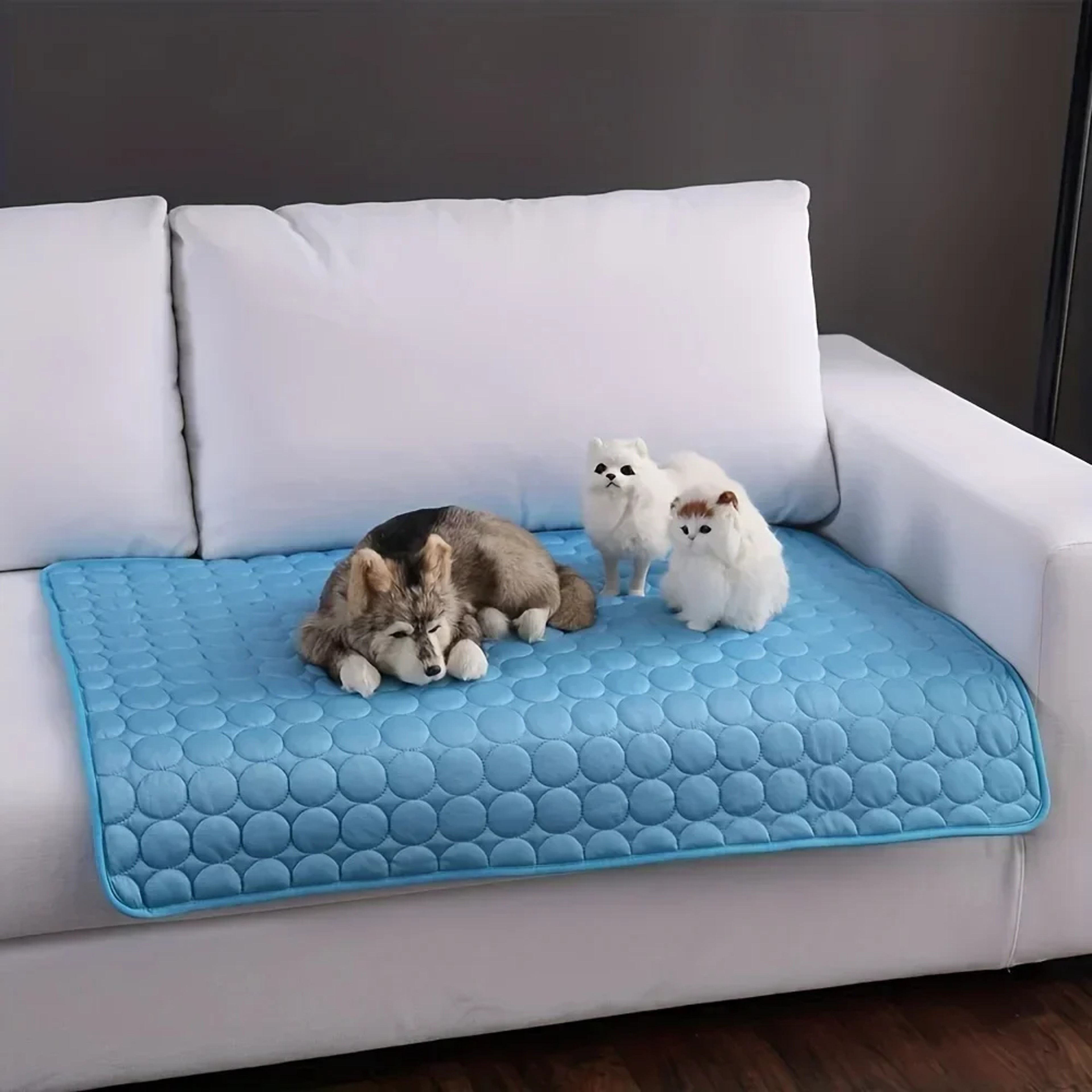 Cooling Pet Mat Breathable Ice Silk Dog Cooling Pad For Dogs  Cats 1