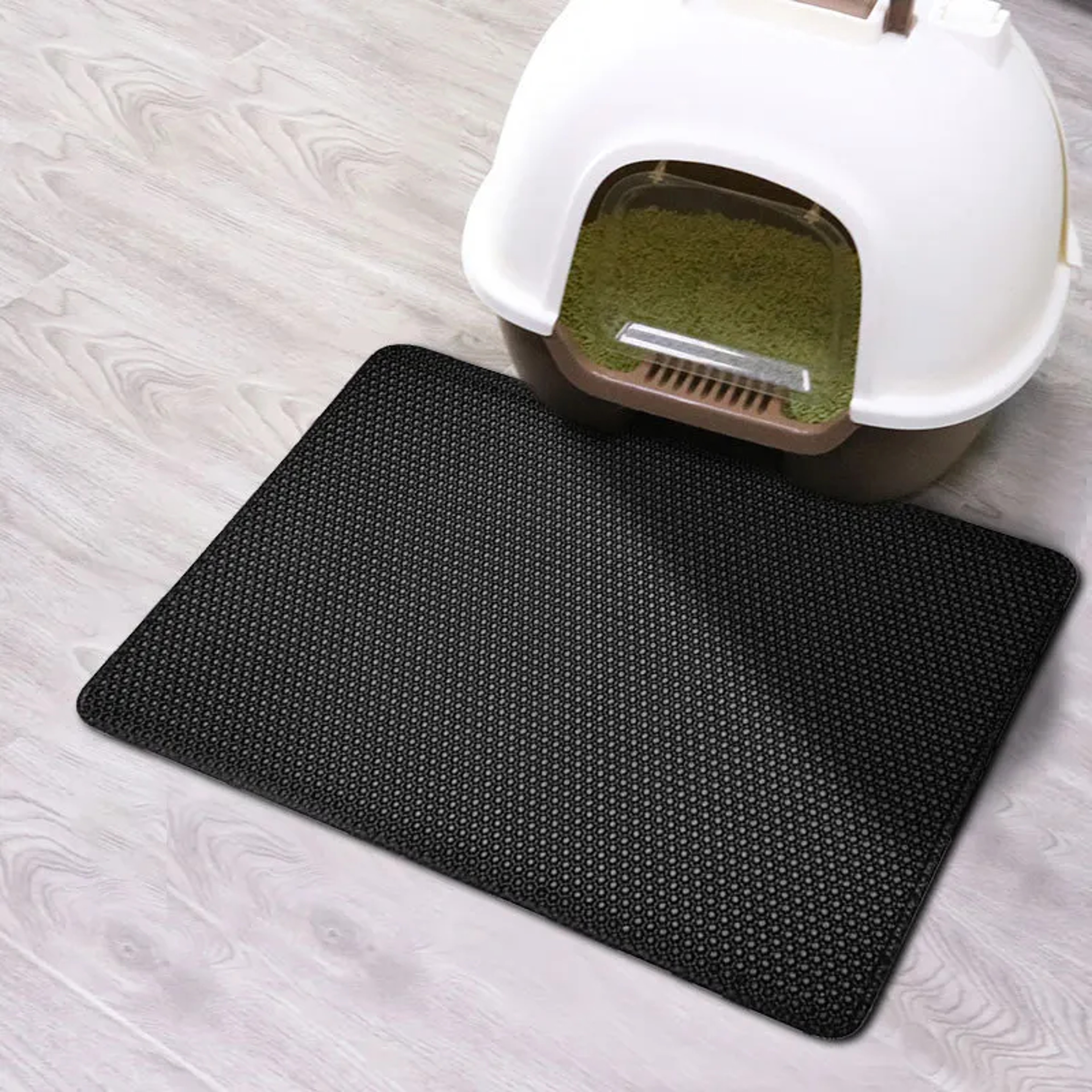 PawClean Cat Litter Mat Double Layer Waterproof Litter Trapping Mat For Clean Floors 6