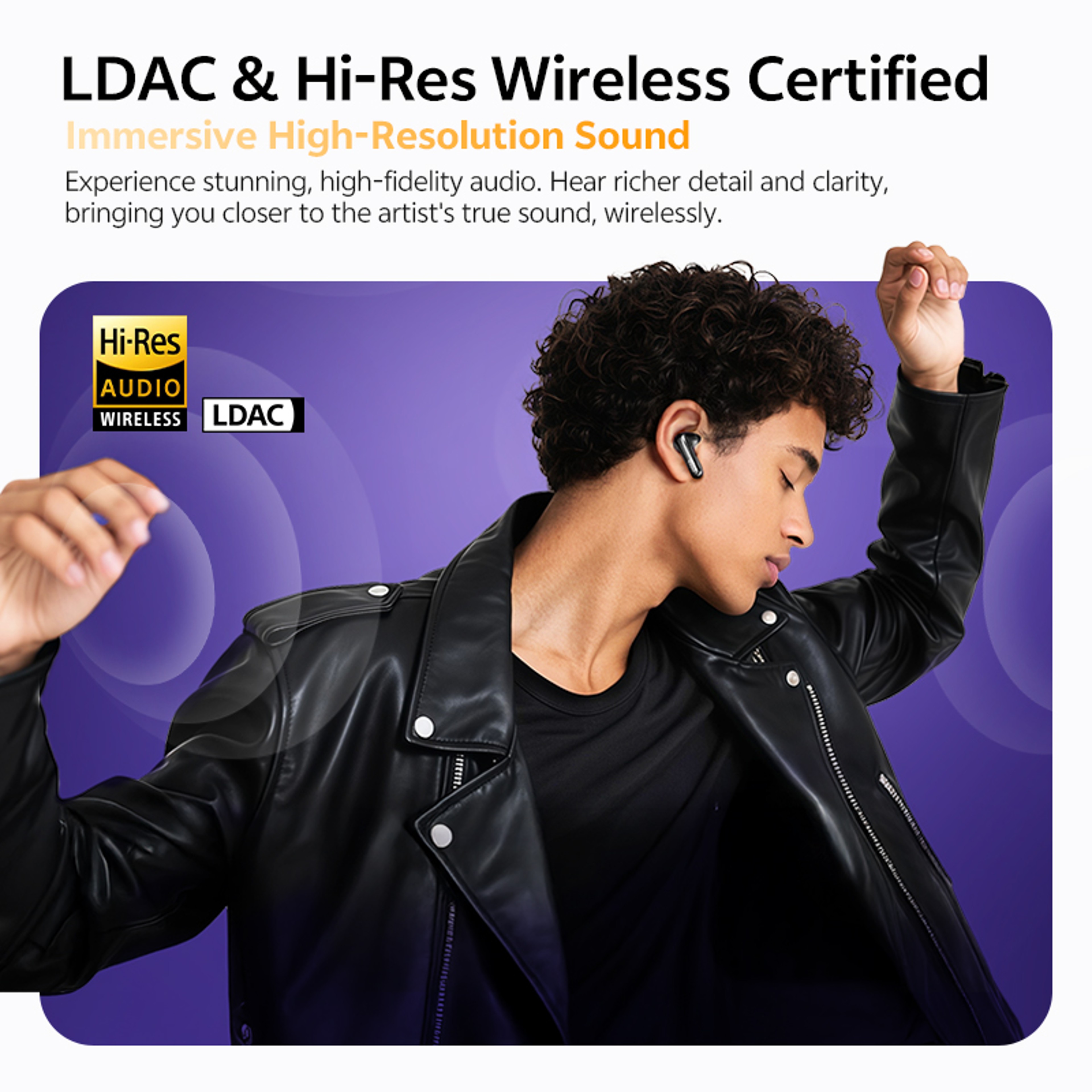 MeloBuds Wireless Earbuds With Adaptive ANC Hi Res Audio  Wireless Charging 2