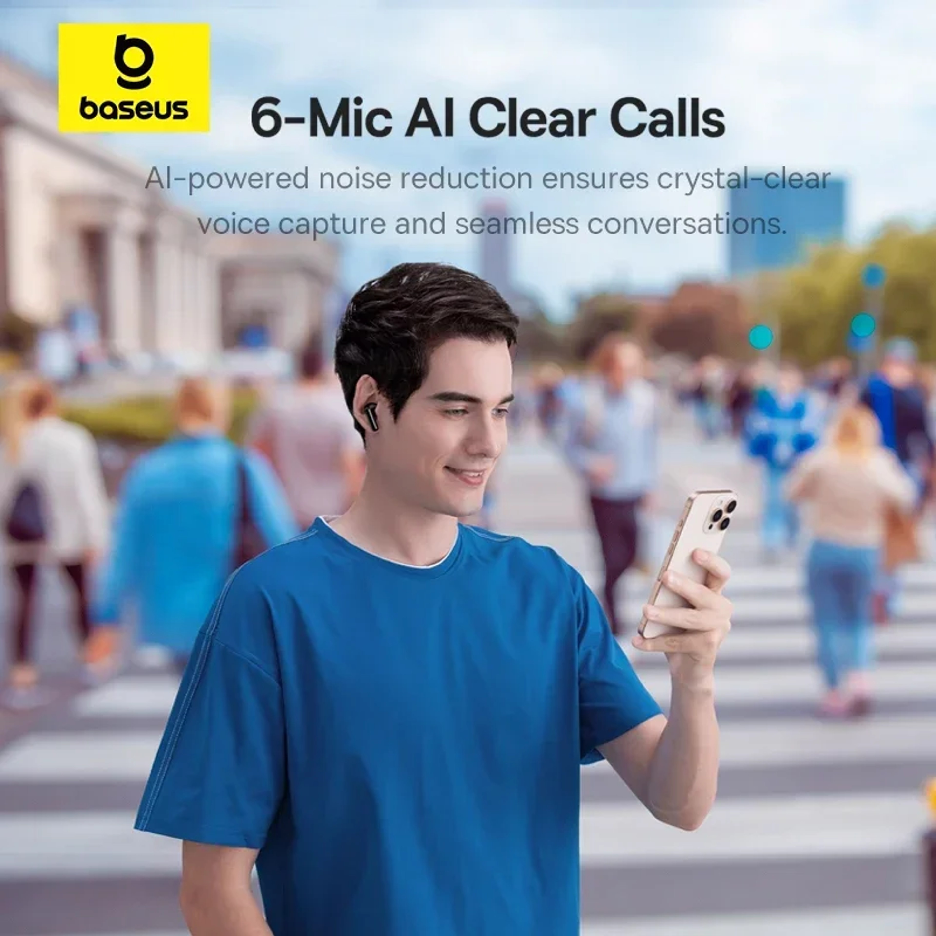 Baseus Pro Wireless Bluetooth Earbuds with ANC Hi Res LDAC & Bluetooth – view 5