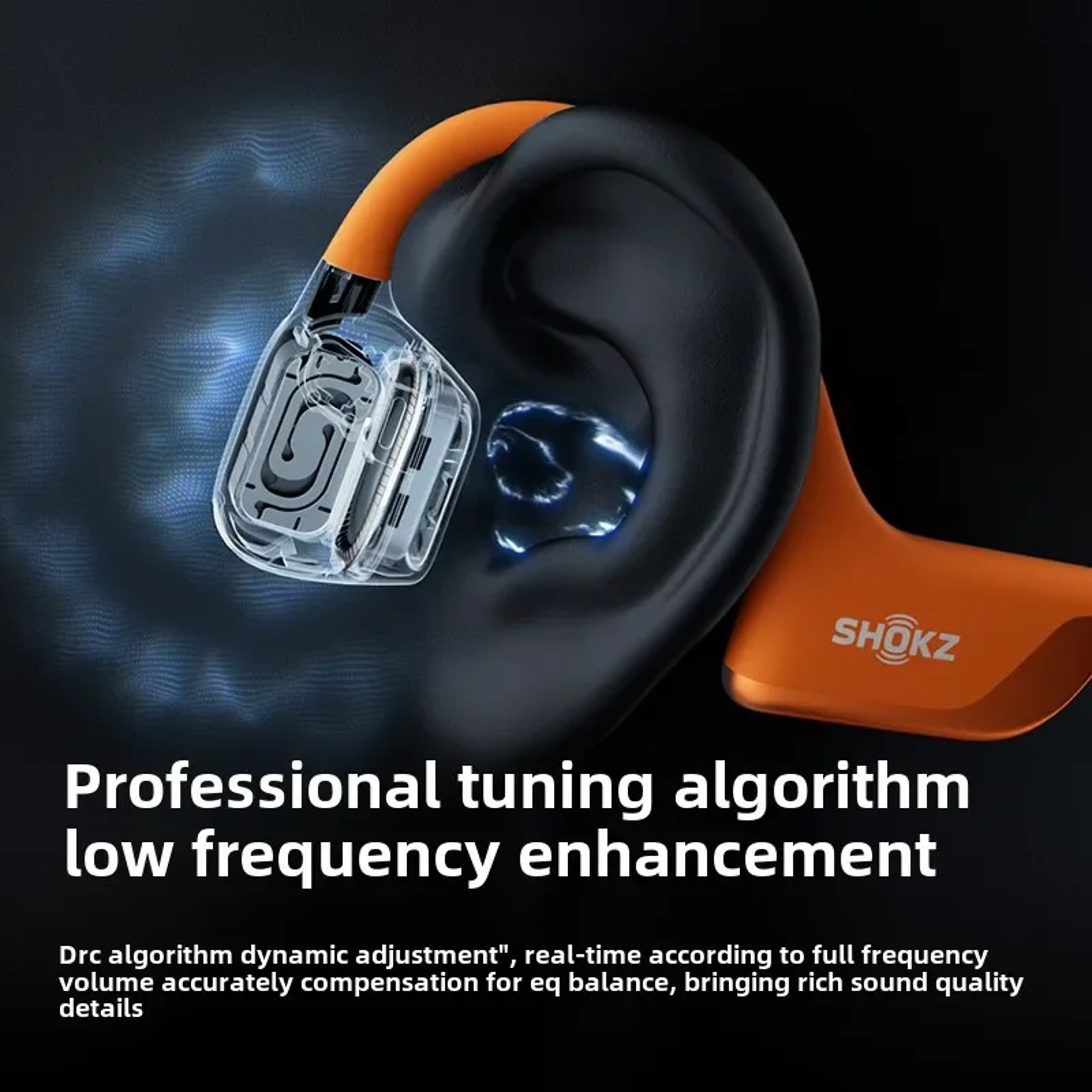 SHOKZ OpenRun Pro Bone Conduction Headphones With Bluetooth Open Ear Sports Design Waterproof 3