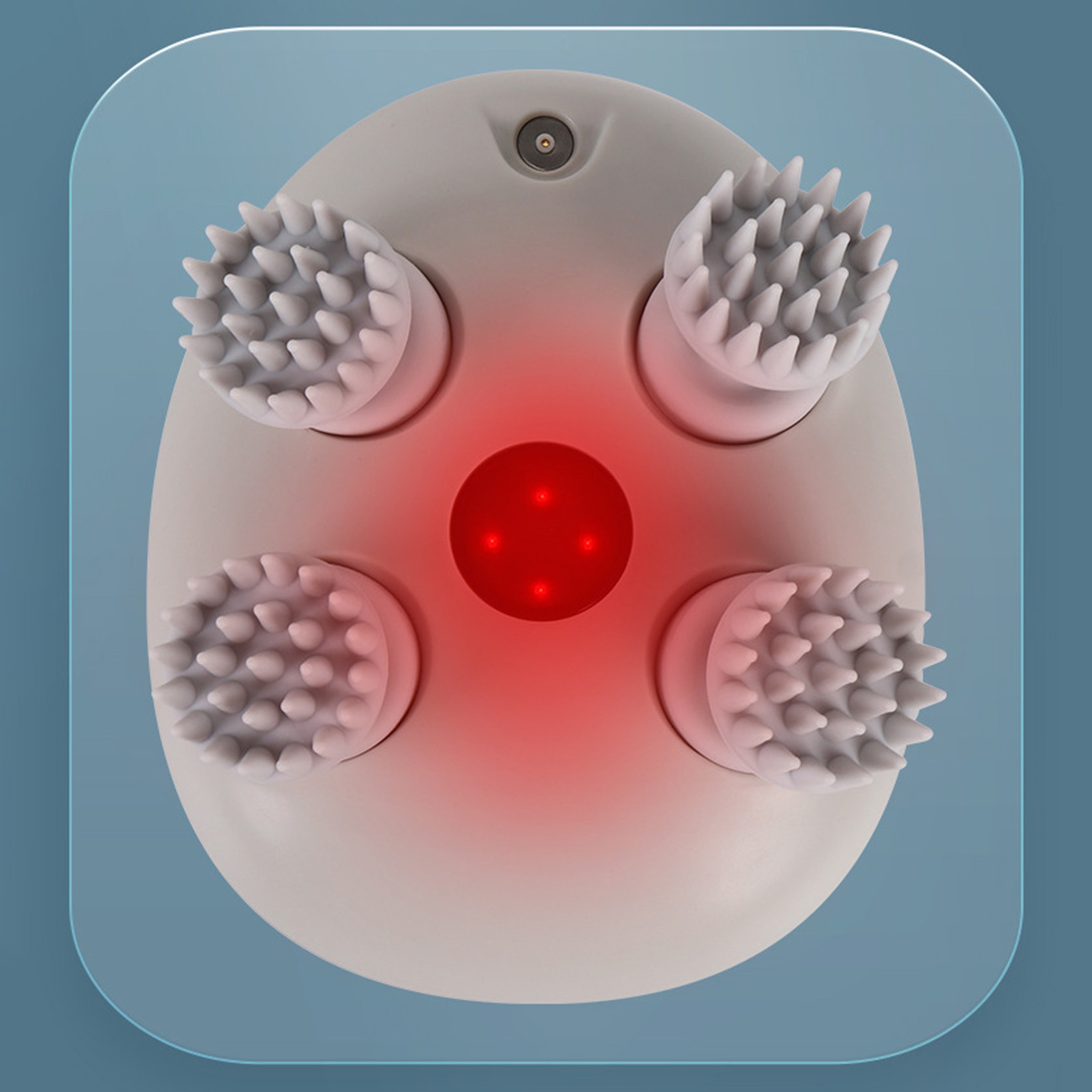 Smart Scalp Massager with Red Light Therapy Charging Base for Hair Growth & Deep Relaxation – view 2