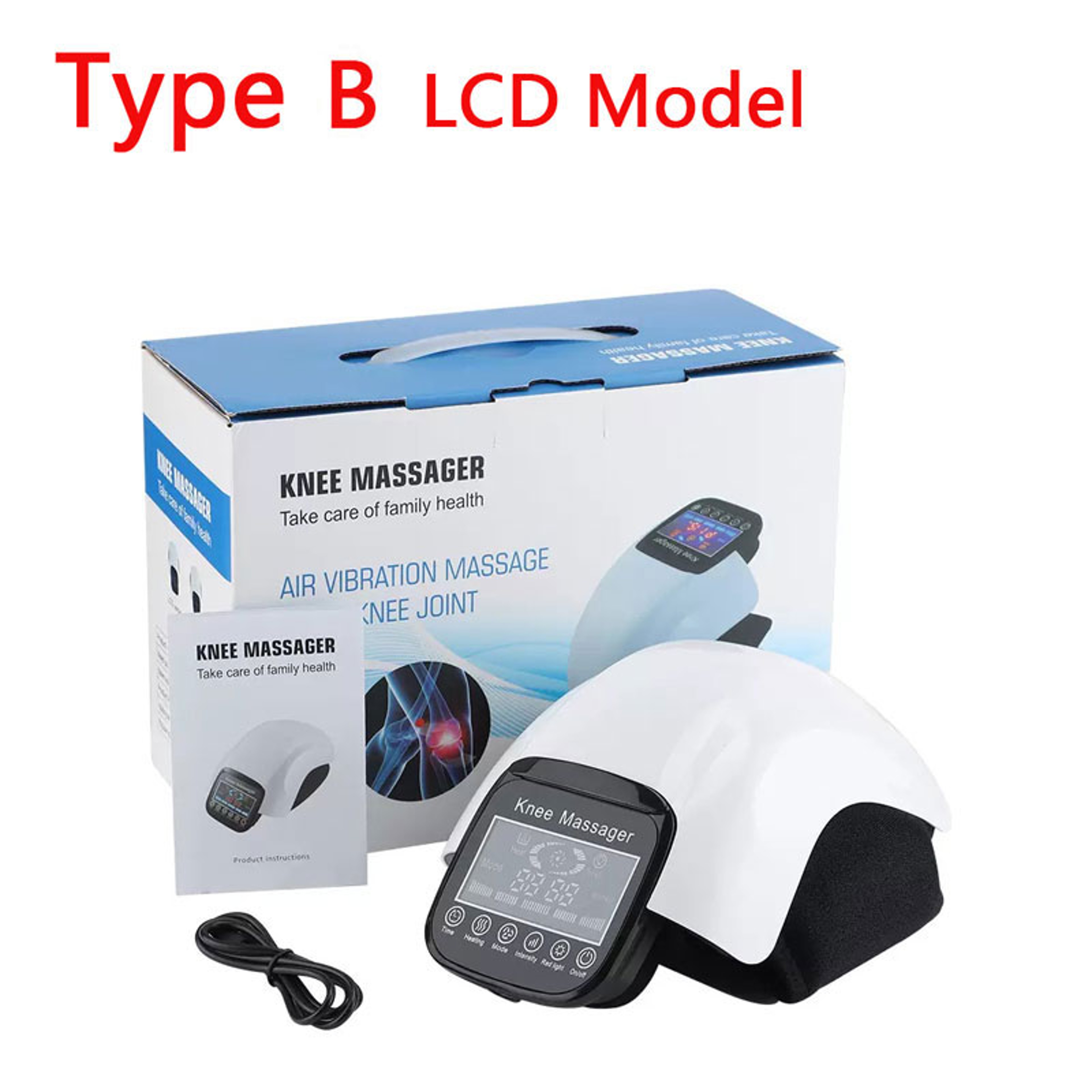 Heated Knee Massager With Air Compression  Vibration For Knee Pain Relief 8