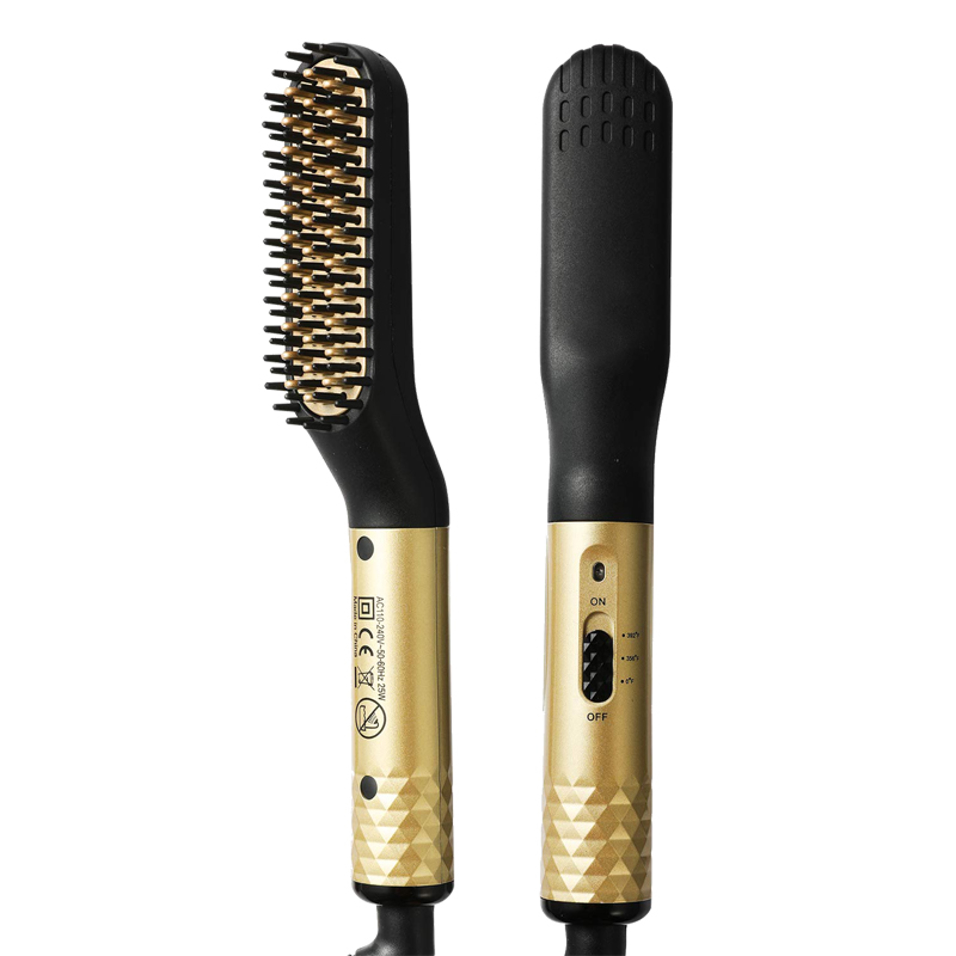 BeardPro Heated Beard Straightener Comb For Men Quick Heat Hot Comb Styling Brush 6