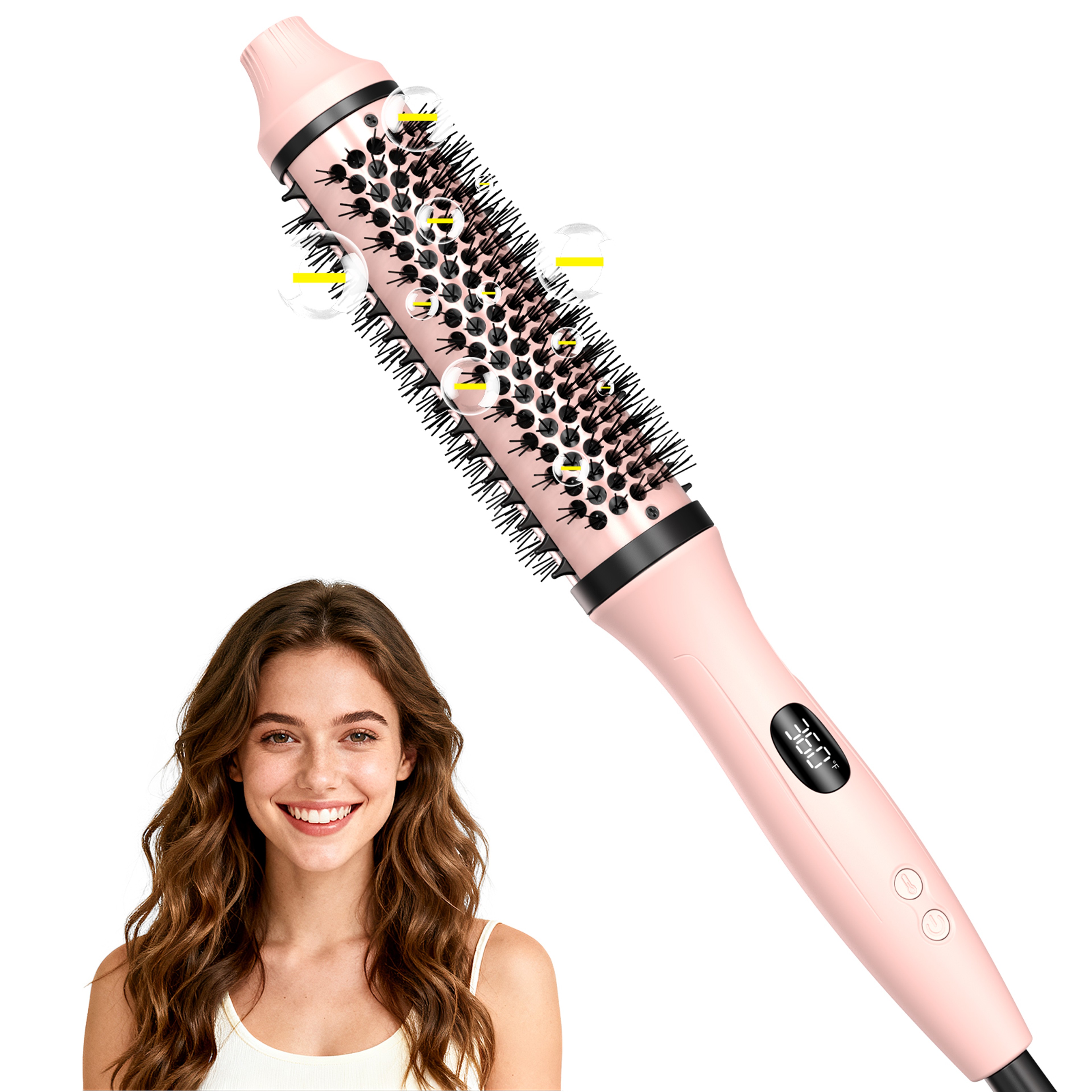 Thermal Brush Blowout Boost Heated Round Brush with Ionic Technology & Dual Voltage – view 7