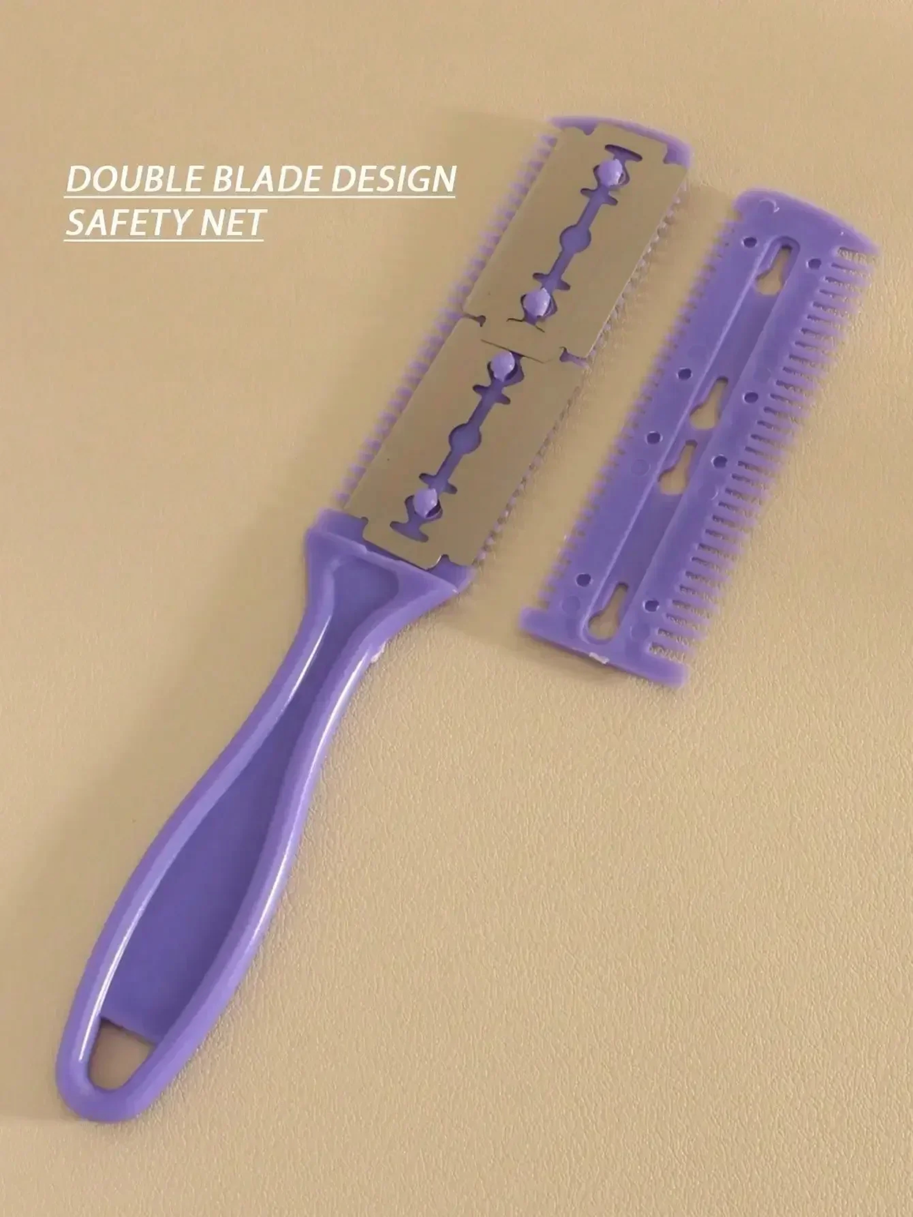 Professional Hair Cutting Comb  Thinning Razor Comb For Easy At Home Hair Styling 0