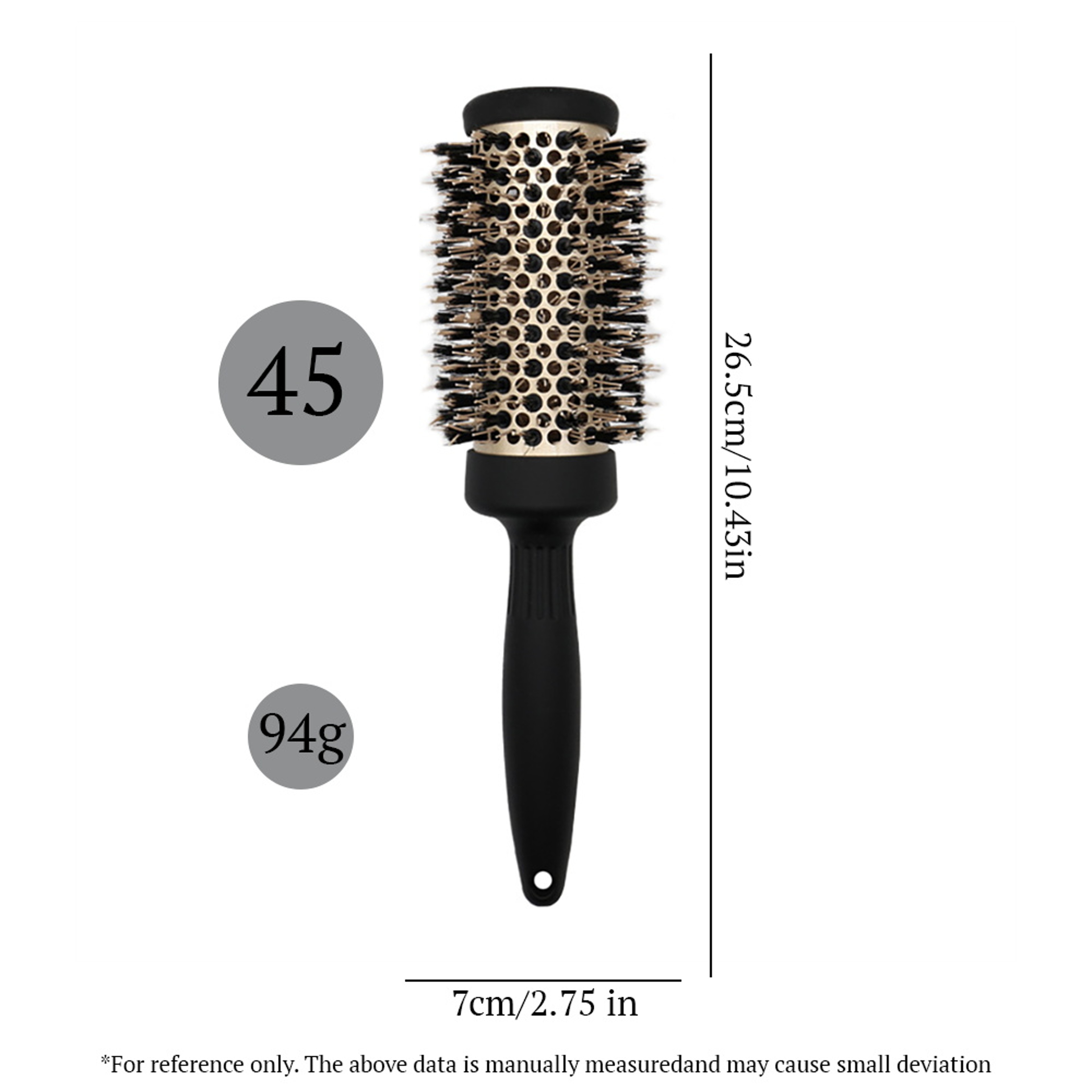 Professional Ceramic Round Brush For Blow Dry Styling And Salon Volume Hair 6