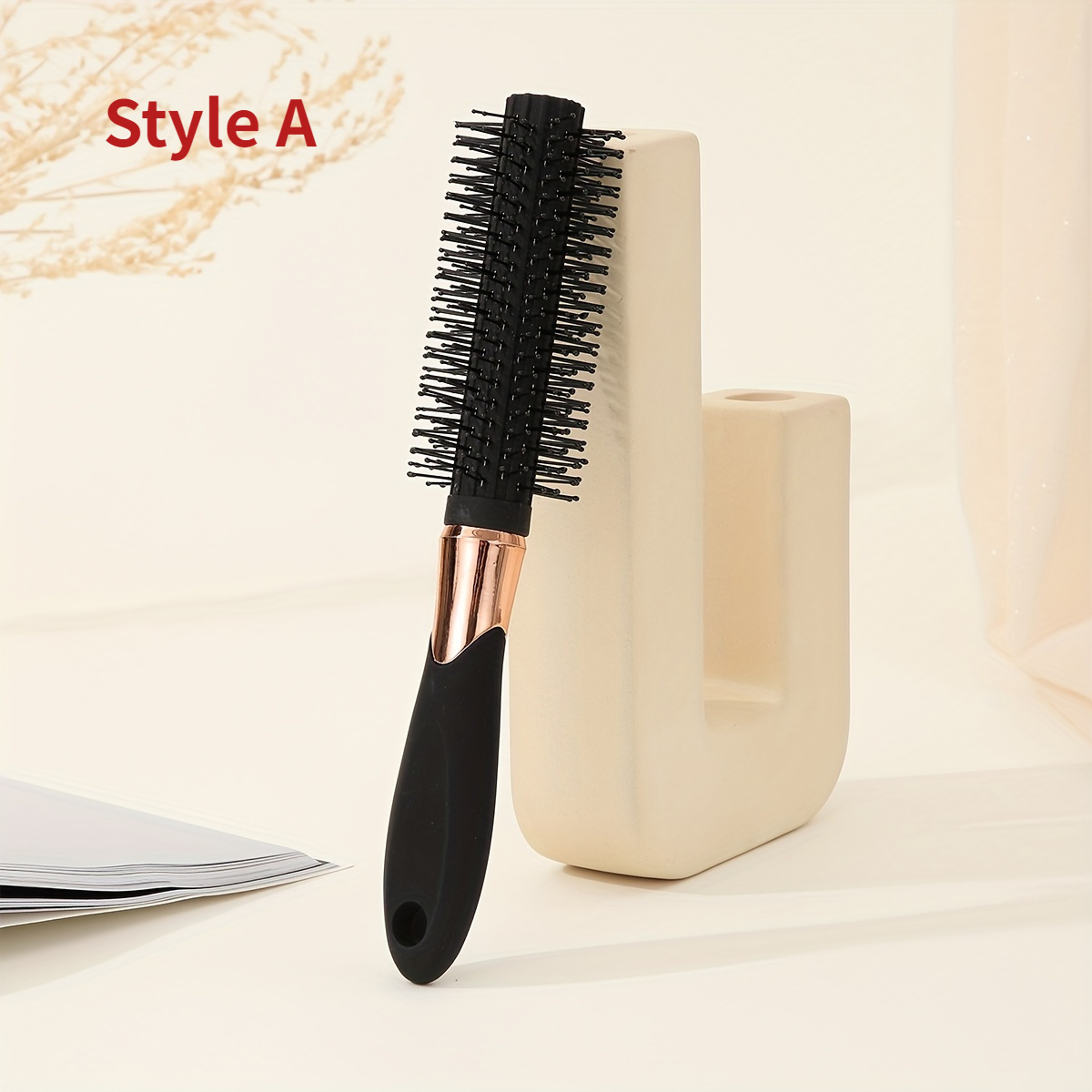 Professional Round Hair Brush For Blow Dry Styling Volume  Soft Curls 3
