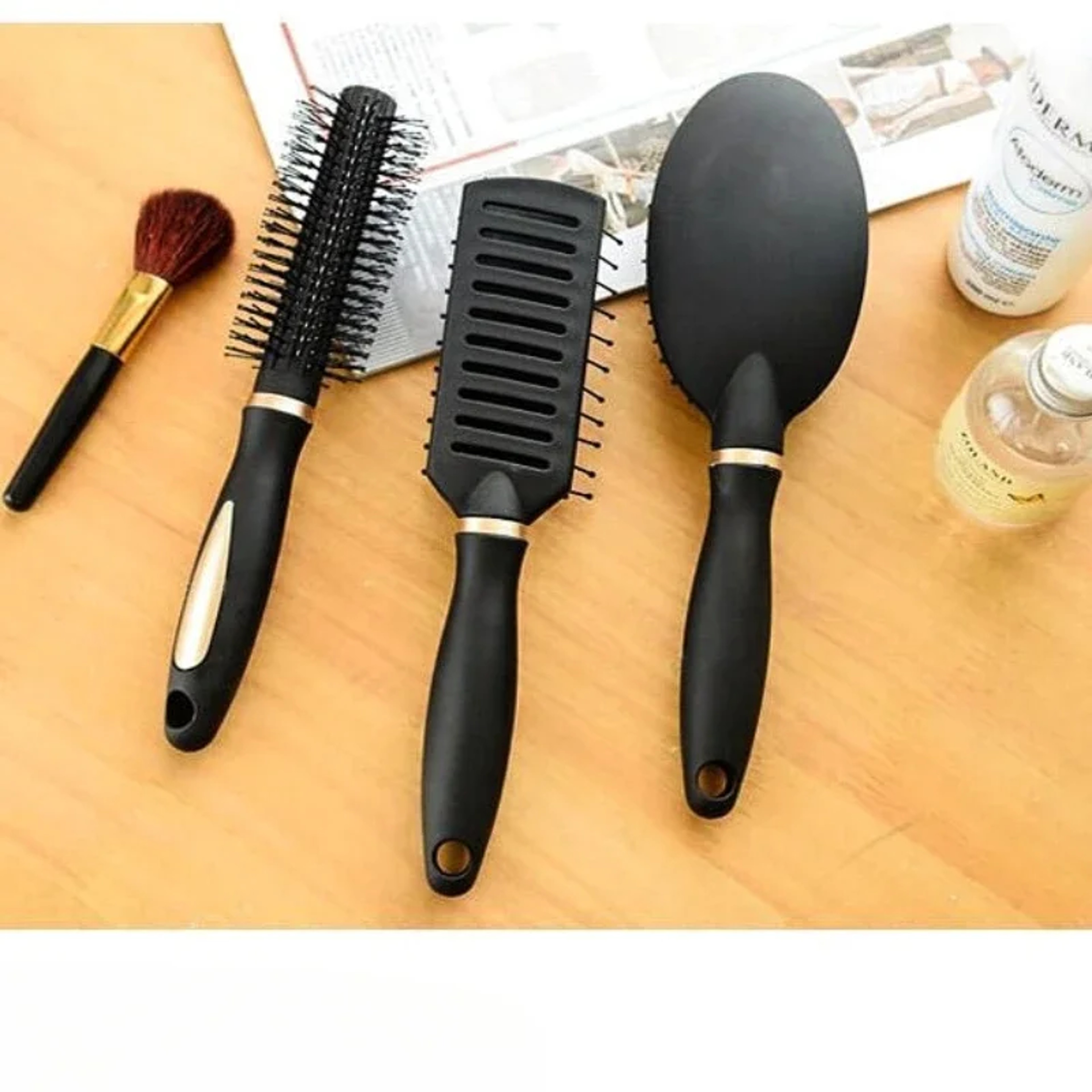 Professional Round Hair Brush For Blow Dry Styling Volume  Soft Curls 2
