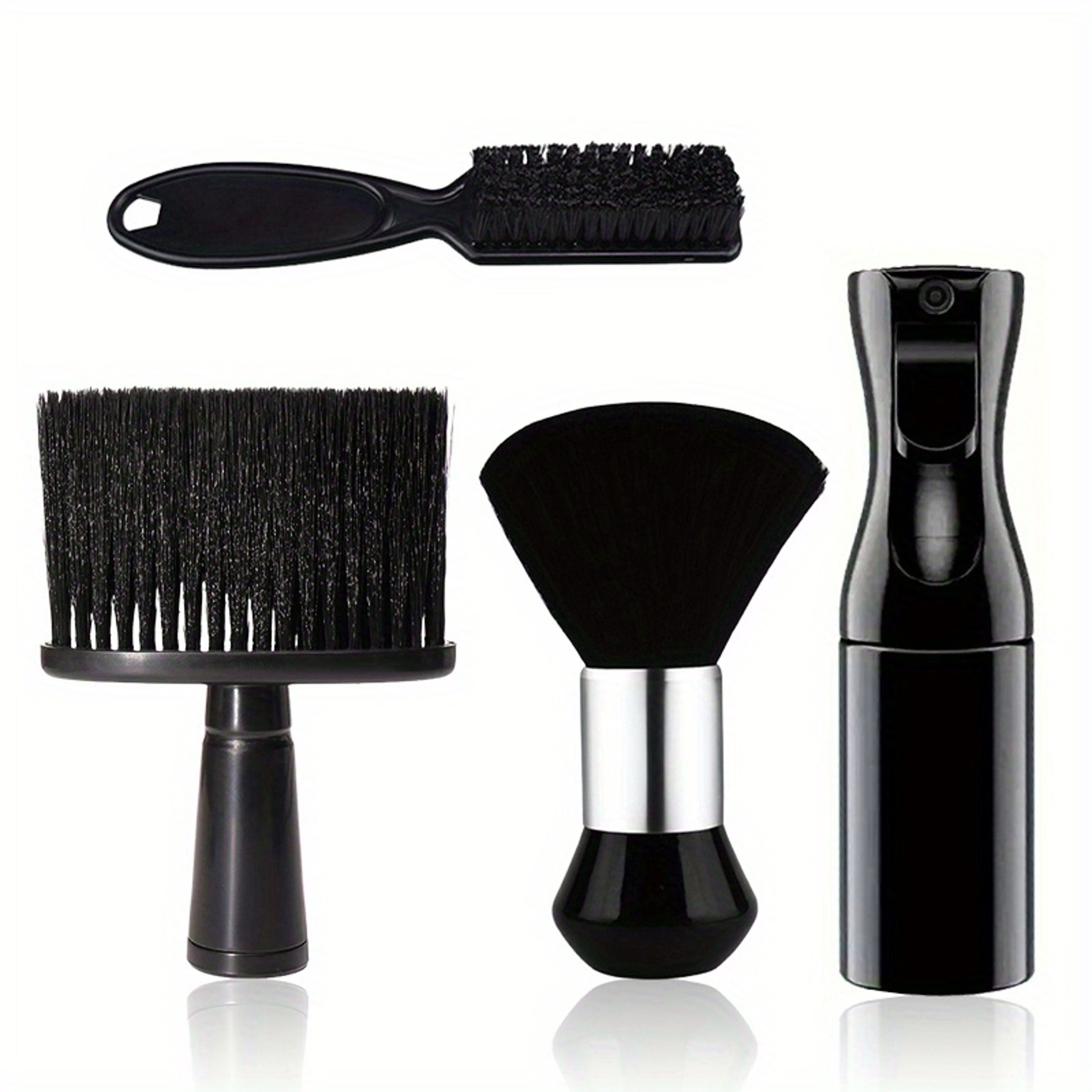 Professional Barber Neck Duster  Barber Spray Bottle Hair Cutting Brush Salon Kit 7