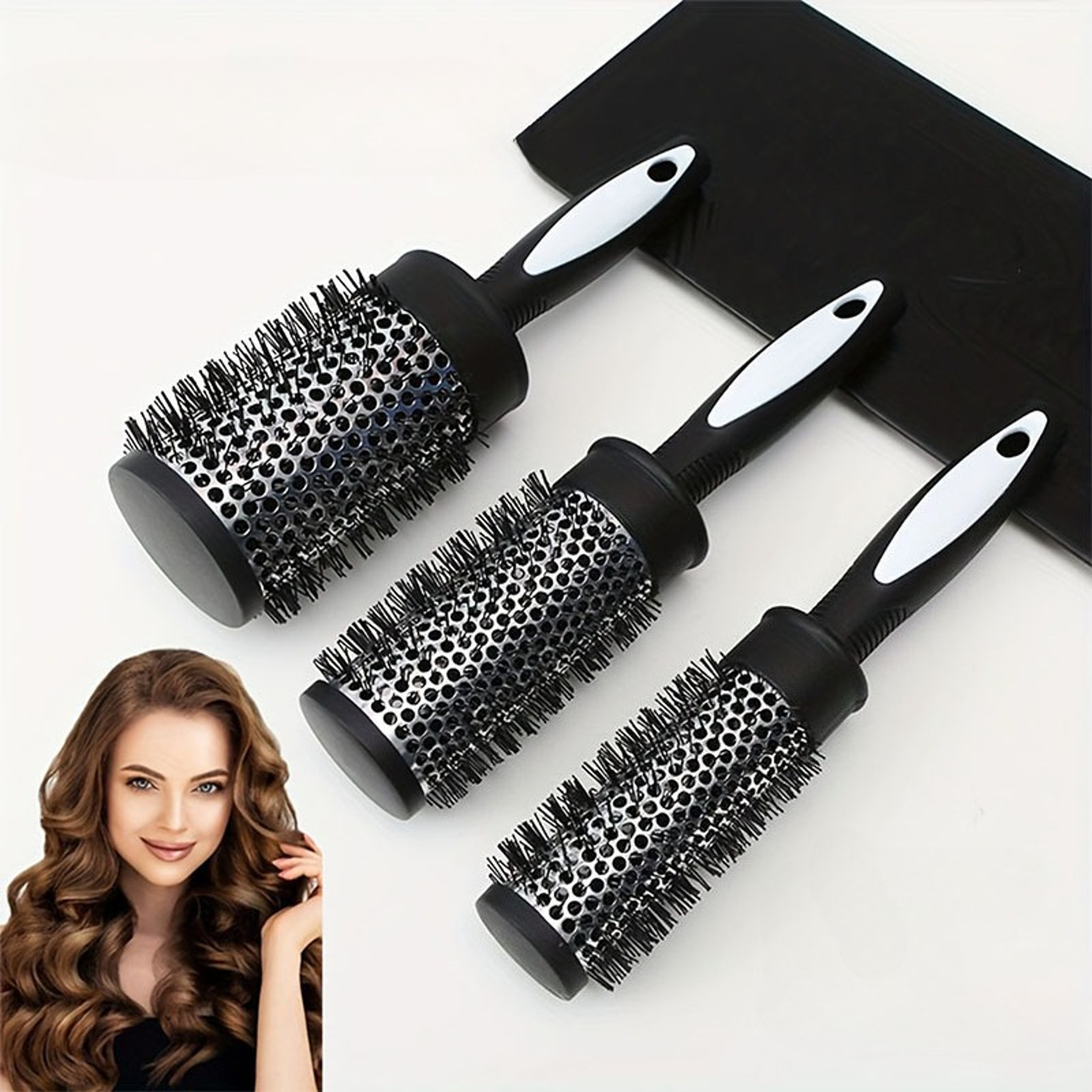Round Brush Hair Styling Brush with Aluminum Barrel for Fast Blowouts and Smooth Curls – view 1