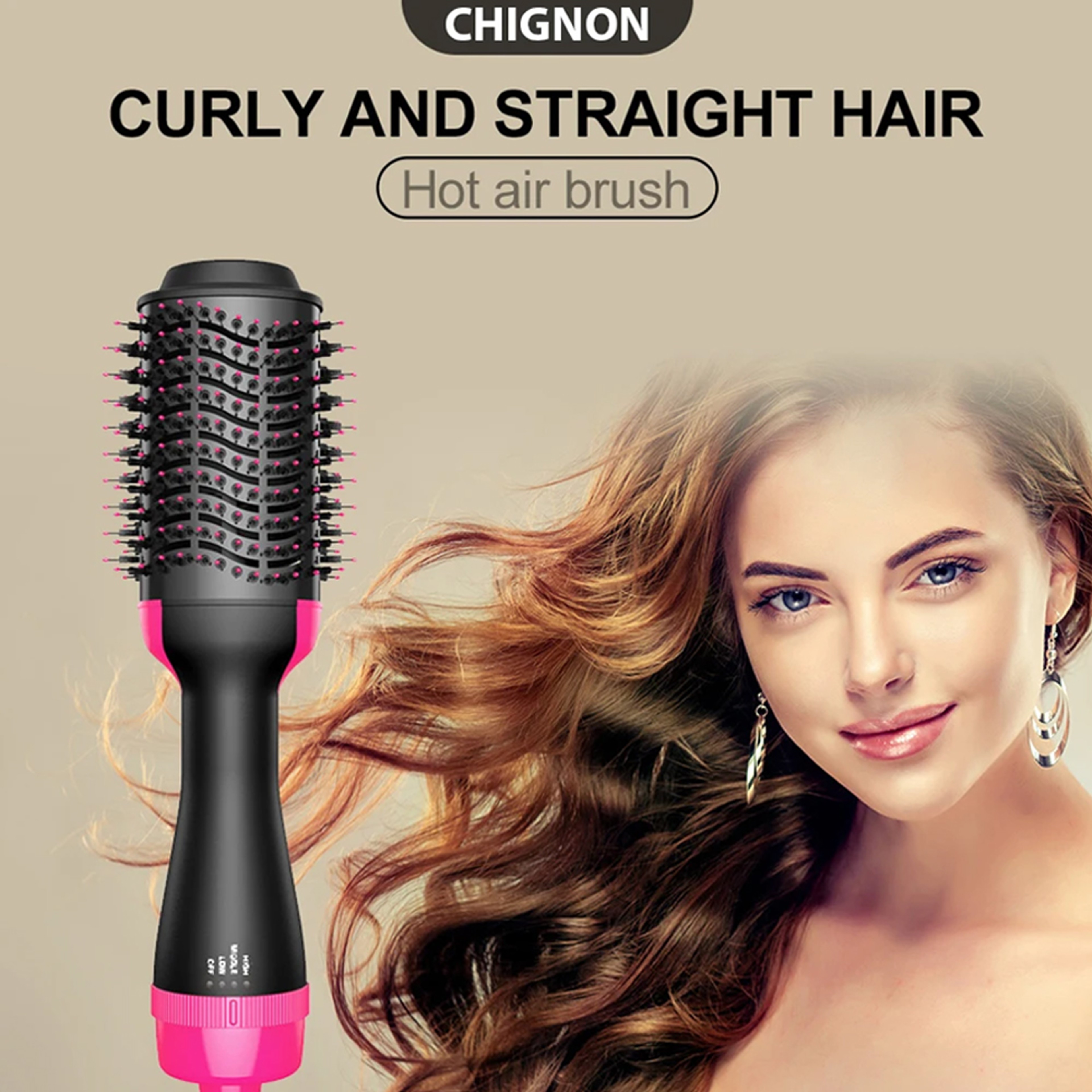 Professional Hot Air Brush Hair Dryer Brush And One Step Hair Styler Volumizer With Ionic Technolog 0