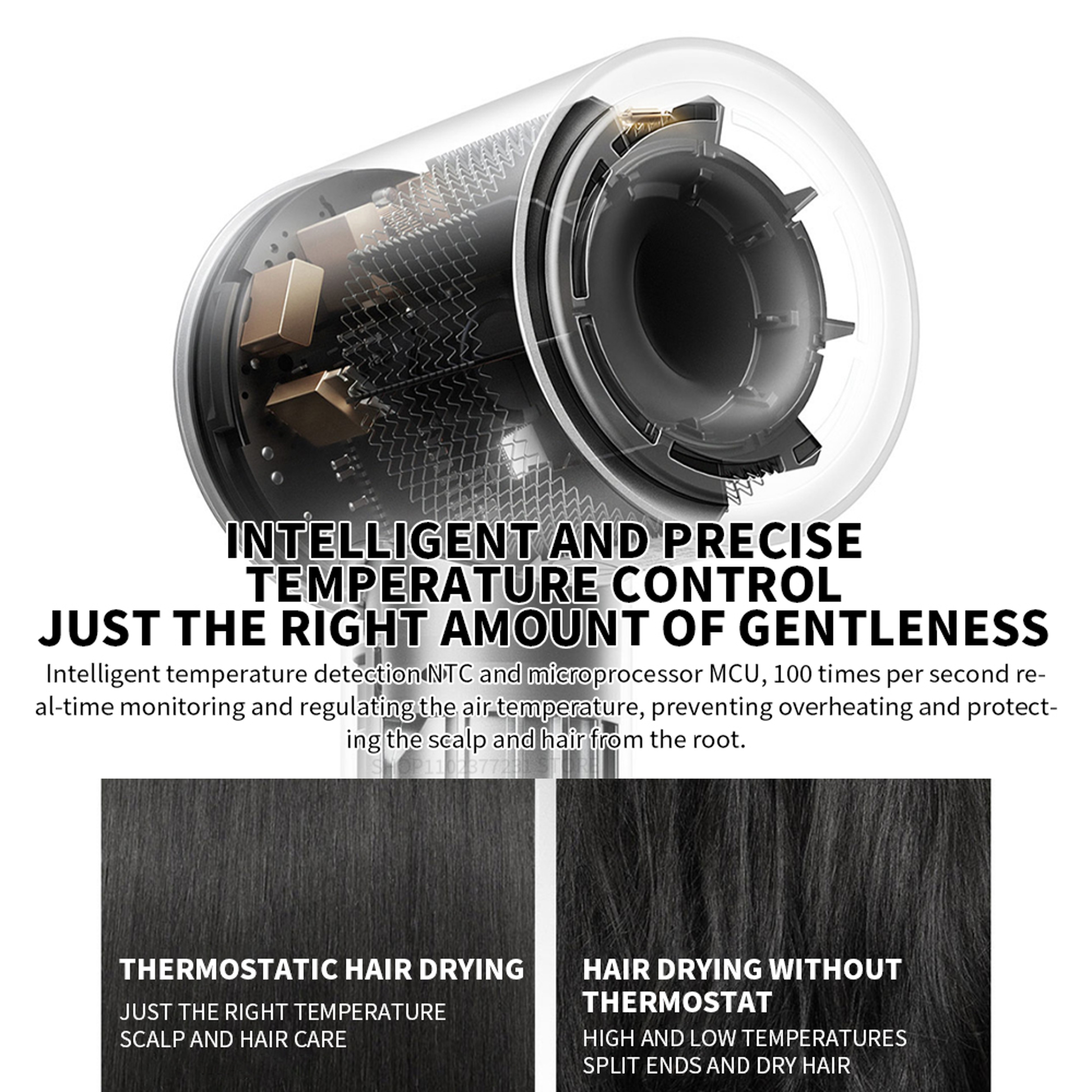 MIJIA High Speed Hair Dryer With Negative Ion Hair Dryer Technology For Fast Professional Styling 2