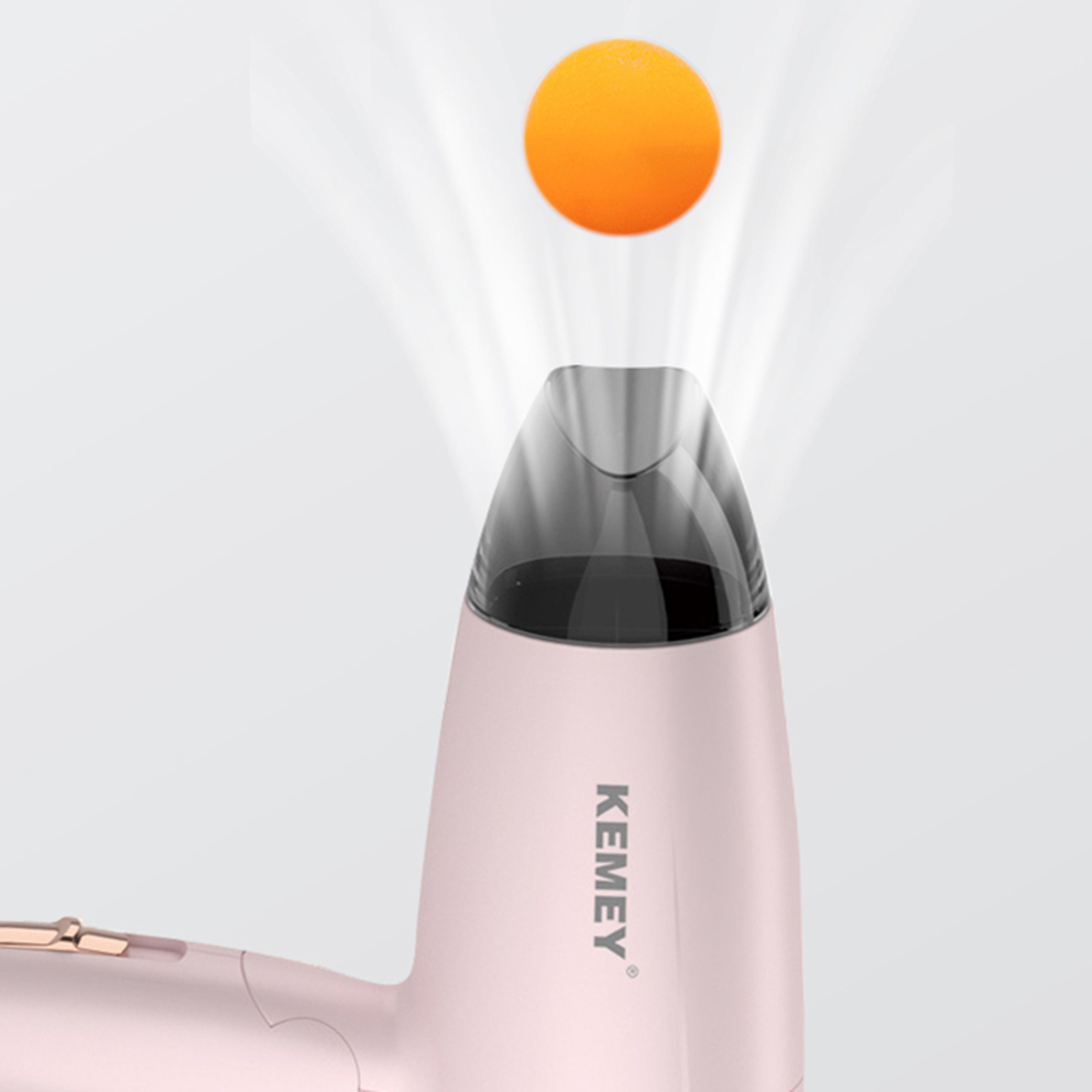 Kemei Travel Hair Dryer Foldable Compact Portable Hair Dryer for Fast Everyday Drying – view 4