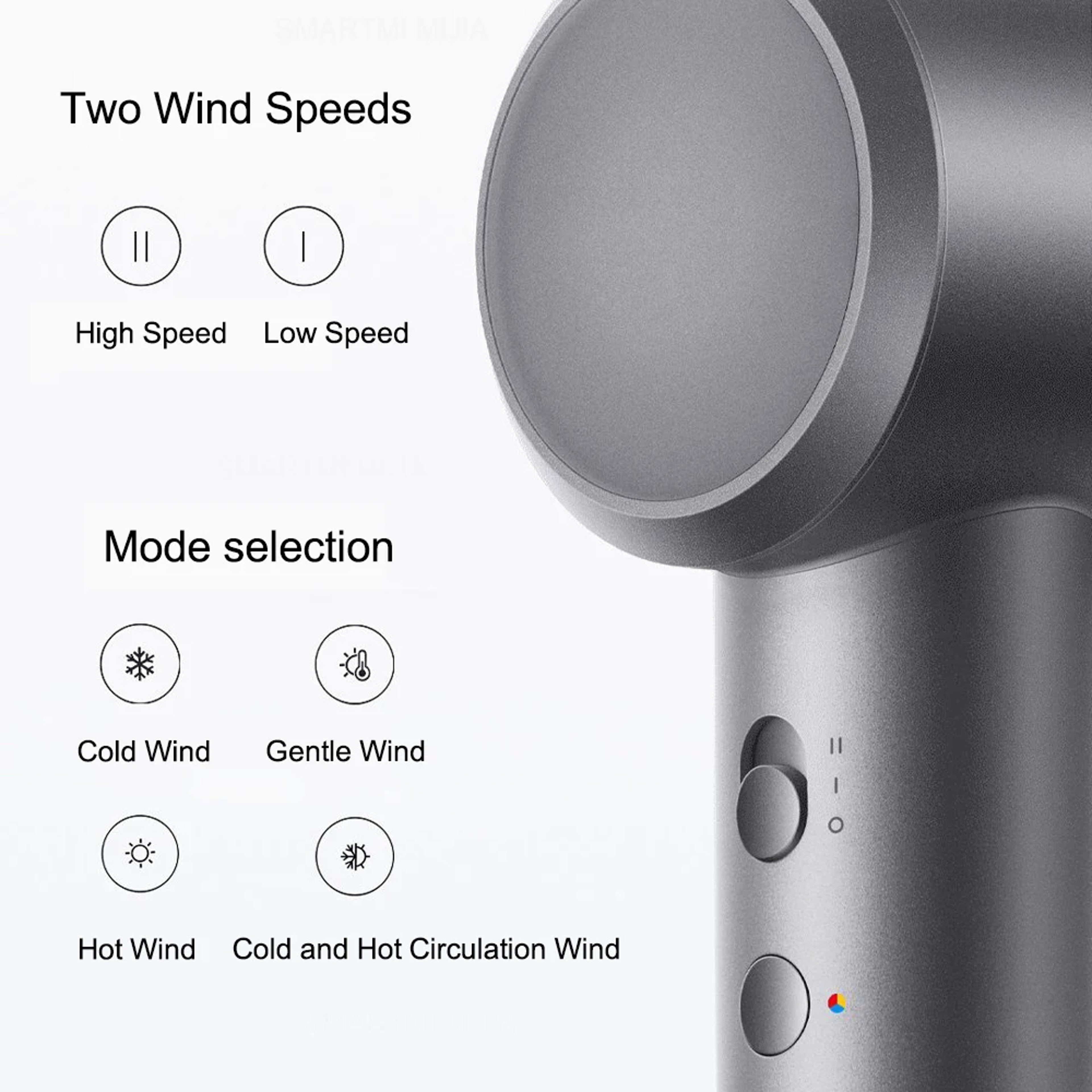 High Speed Hair Dryer Professional Ionic Blow Dryer With Fast Dry Technology 3