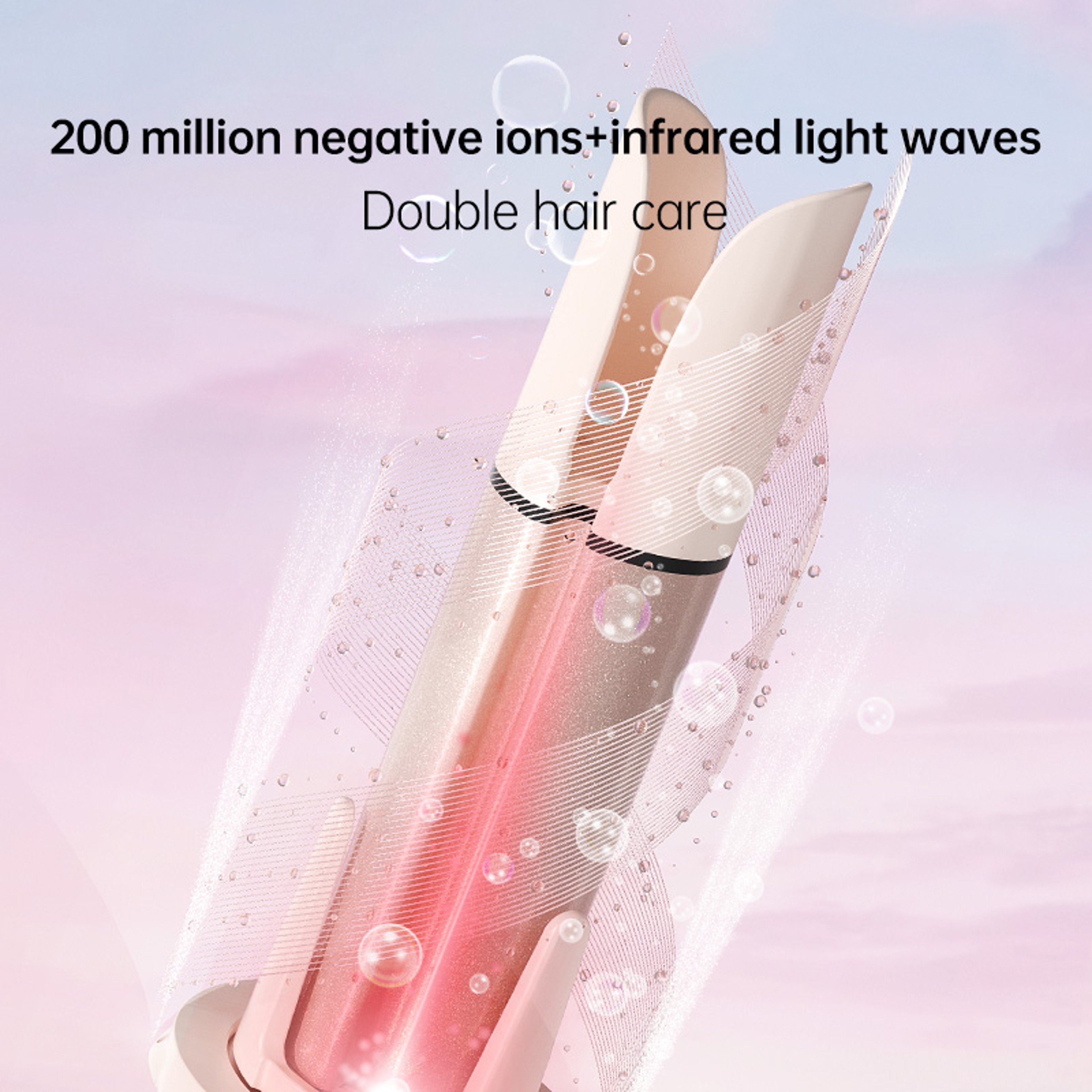 Automatic Curling Iron With Negative Ion Hair Care Fast Heating Hair Styling Wand 2