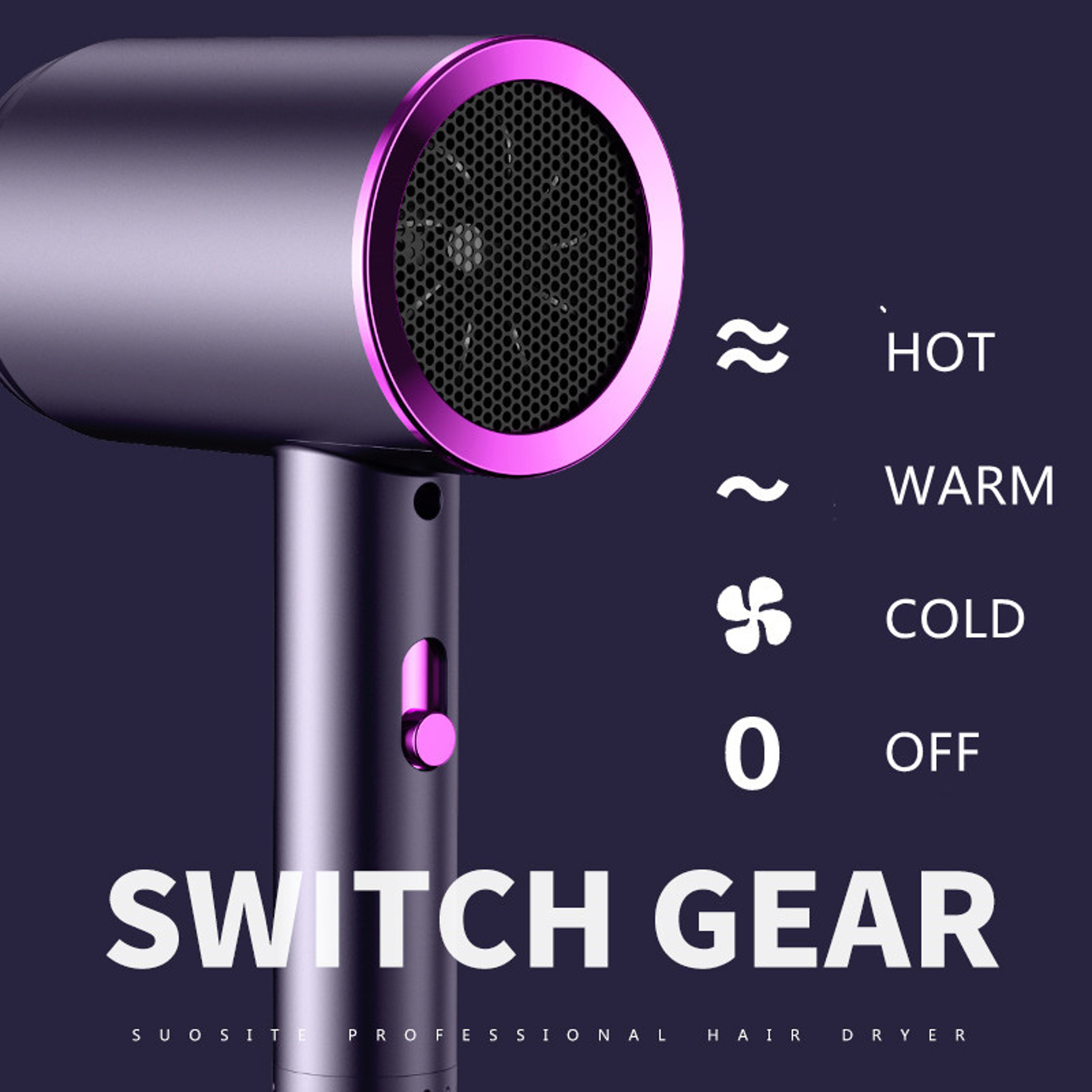 High Speed Ionic Hair Dryer with Constant Temperature Fast Dry Technology – view 4