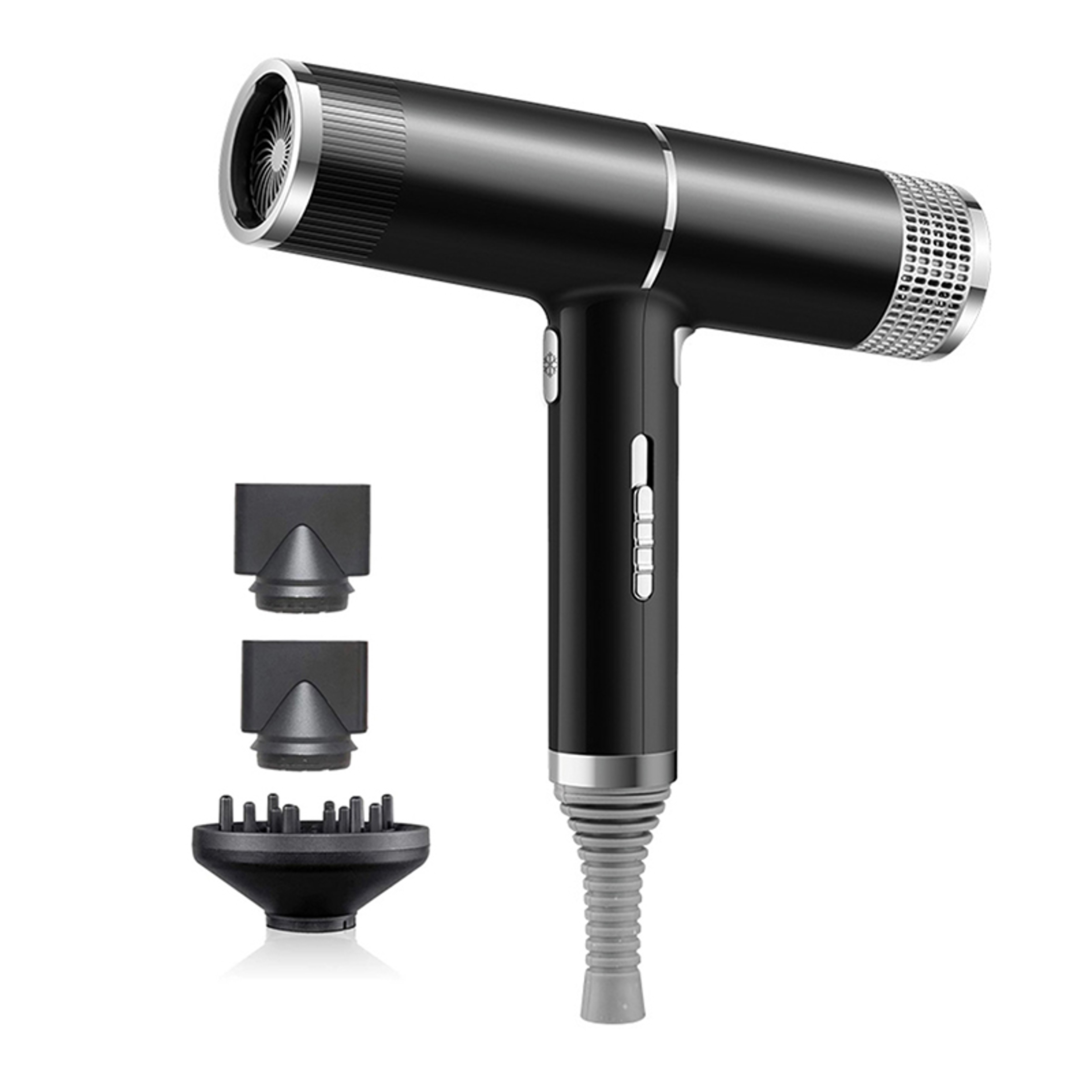 Professional Ionic Hair Dryer With Hot  Cold Air Low Noise Fast Drying Salon Blow Dryer 5