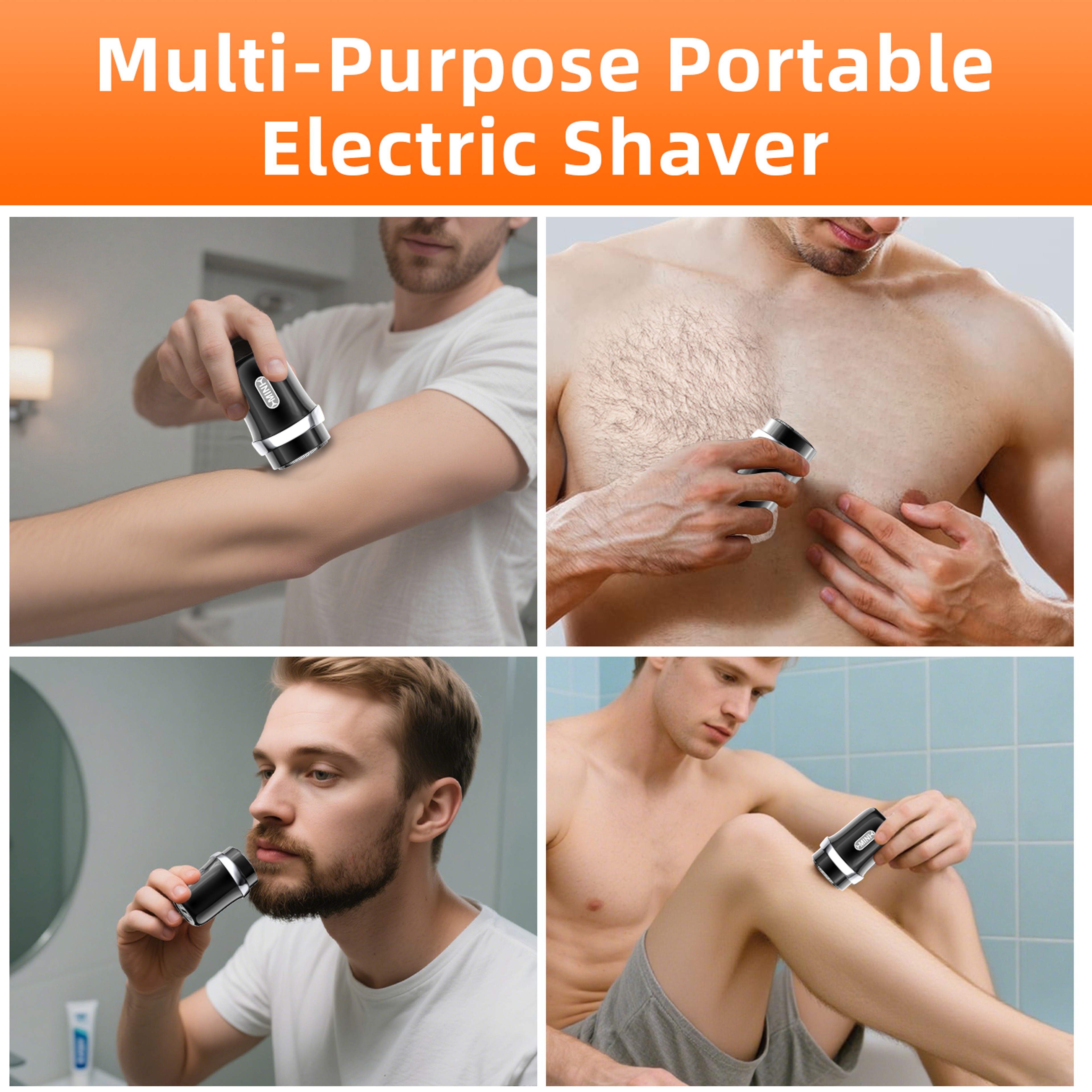 Pocket Pro Mini Electric Shaver Portable Waterproof Travel Razor With USB Rechargeable Design 4