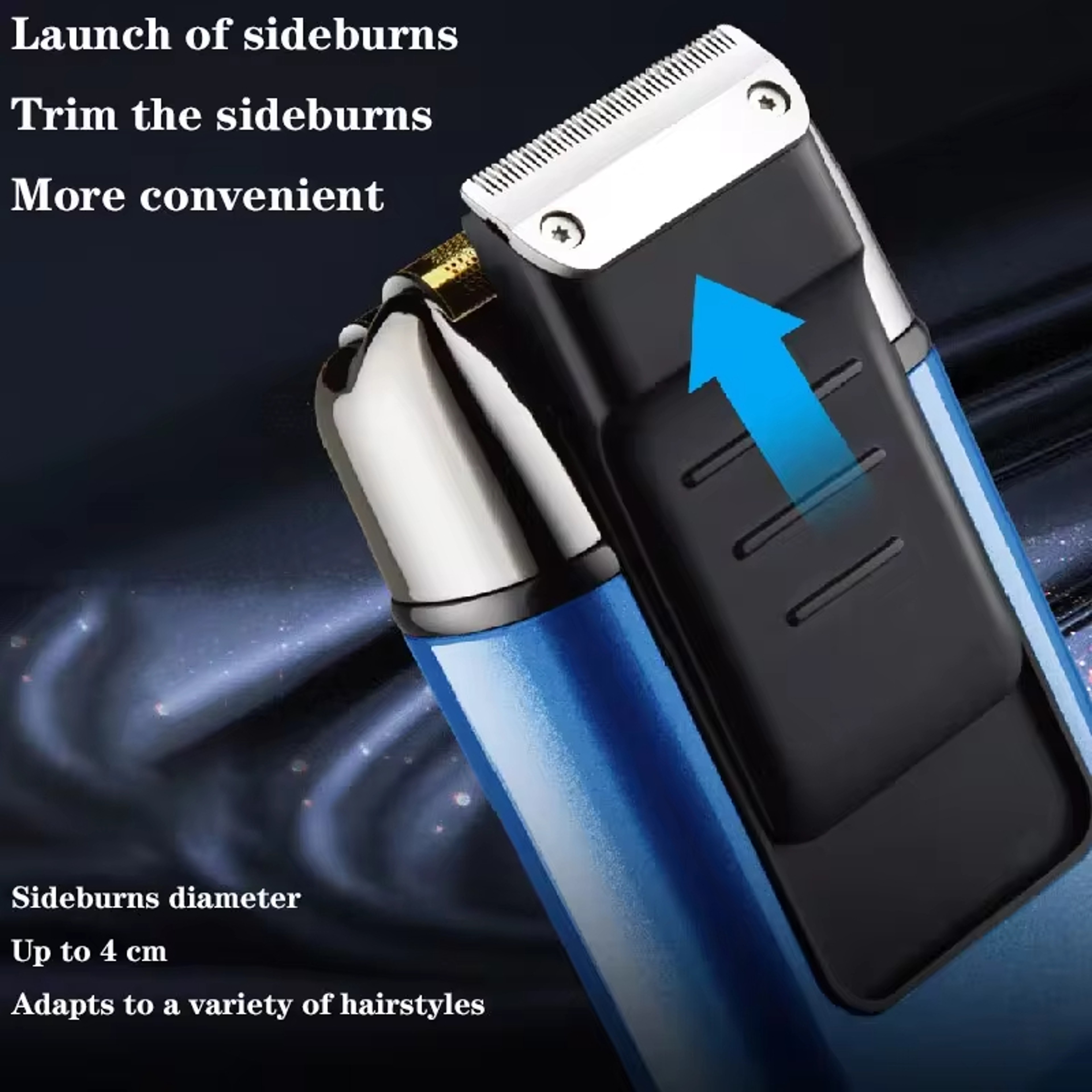 Electric Shaver For Men Rechargeable Beard Razor With Waterproof Trimmer 4