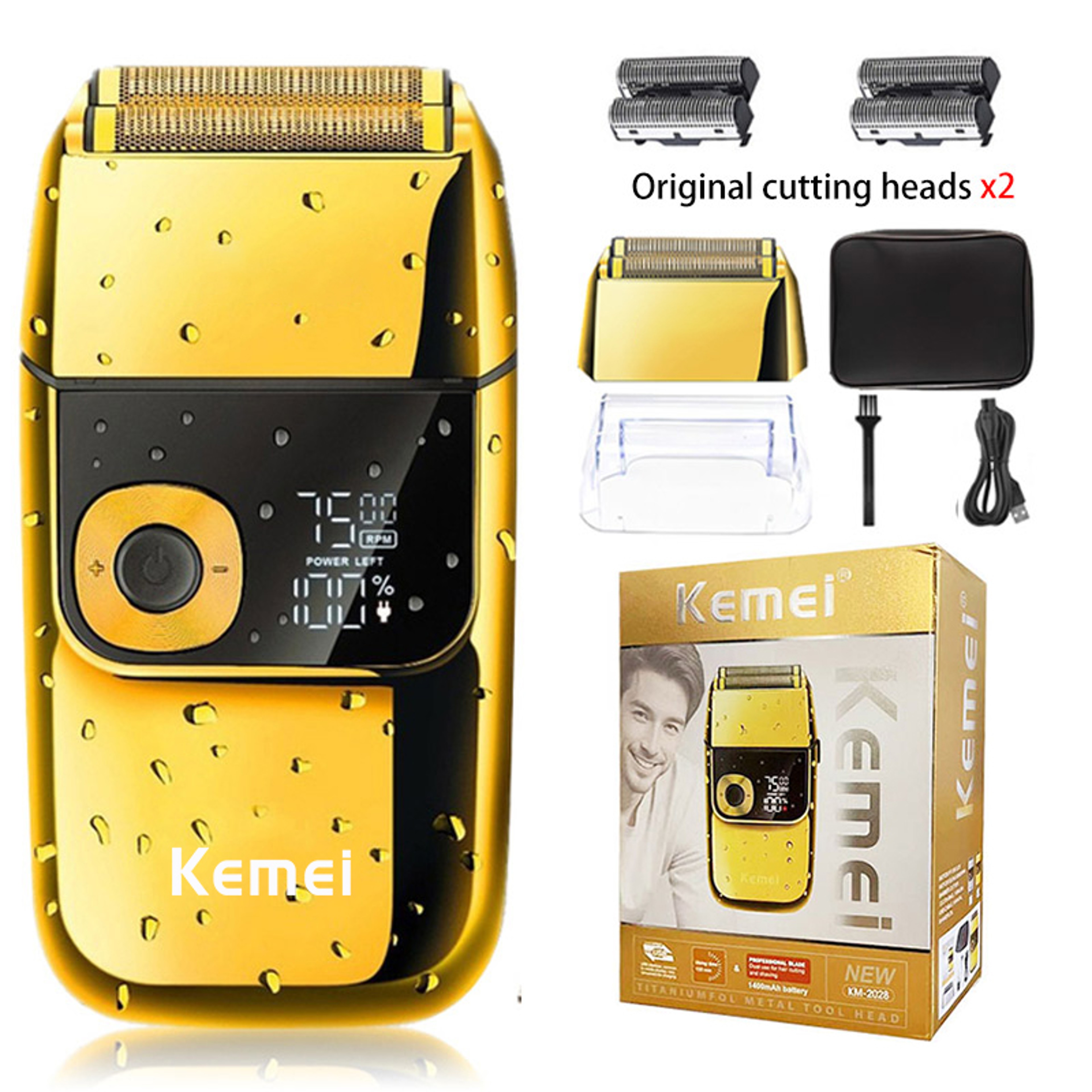 Electric Shaver  Beard Trimmer For Men Rechargeable Floating Men Electric Razor 0