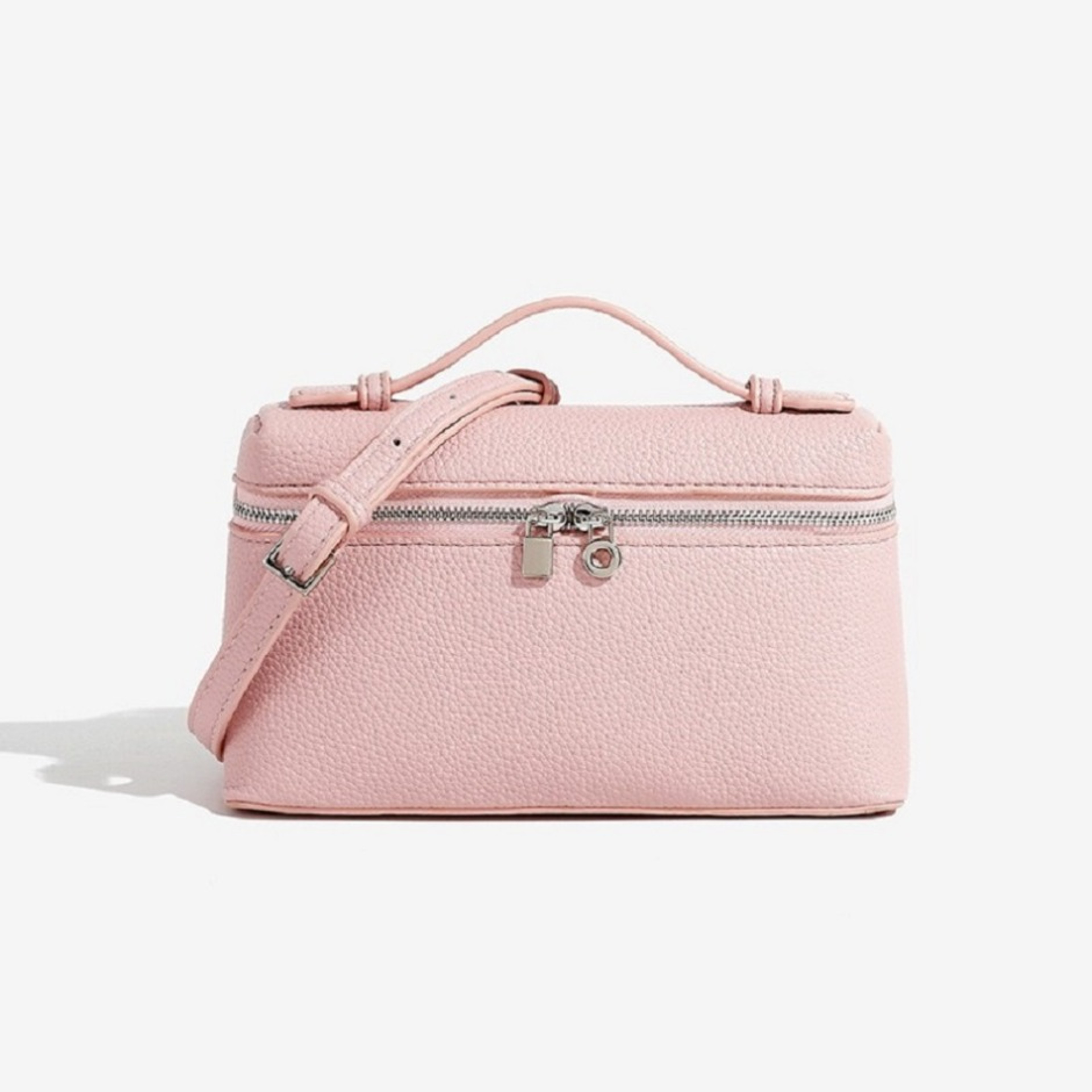 Premium Mini Crossbody Bag For Women Lychee Grain Top Handle Shoulder Purse 9