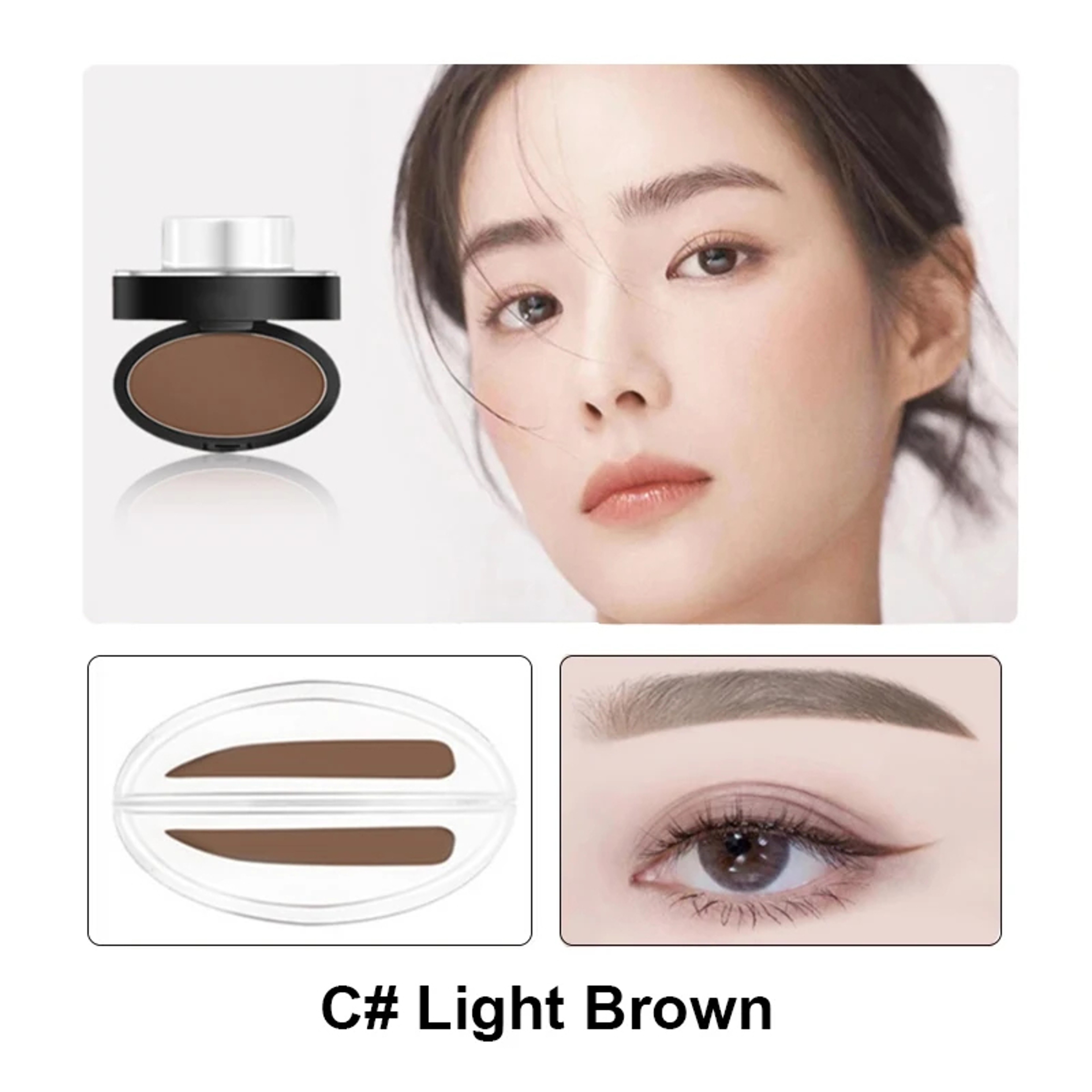 Easy Eyebrow Stamp light brown
