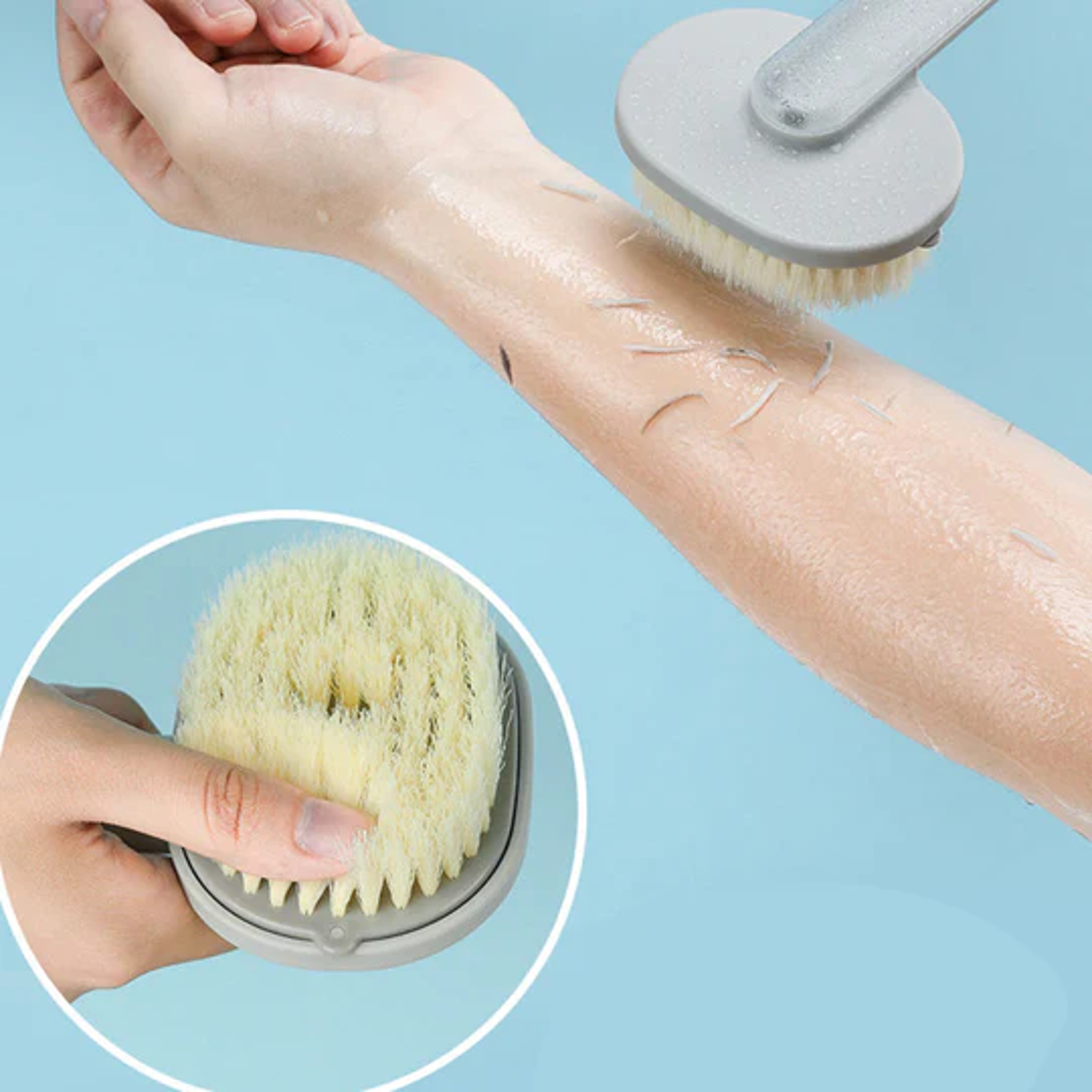 Long-Handle Bath Massage Cleaning Brush 3